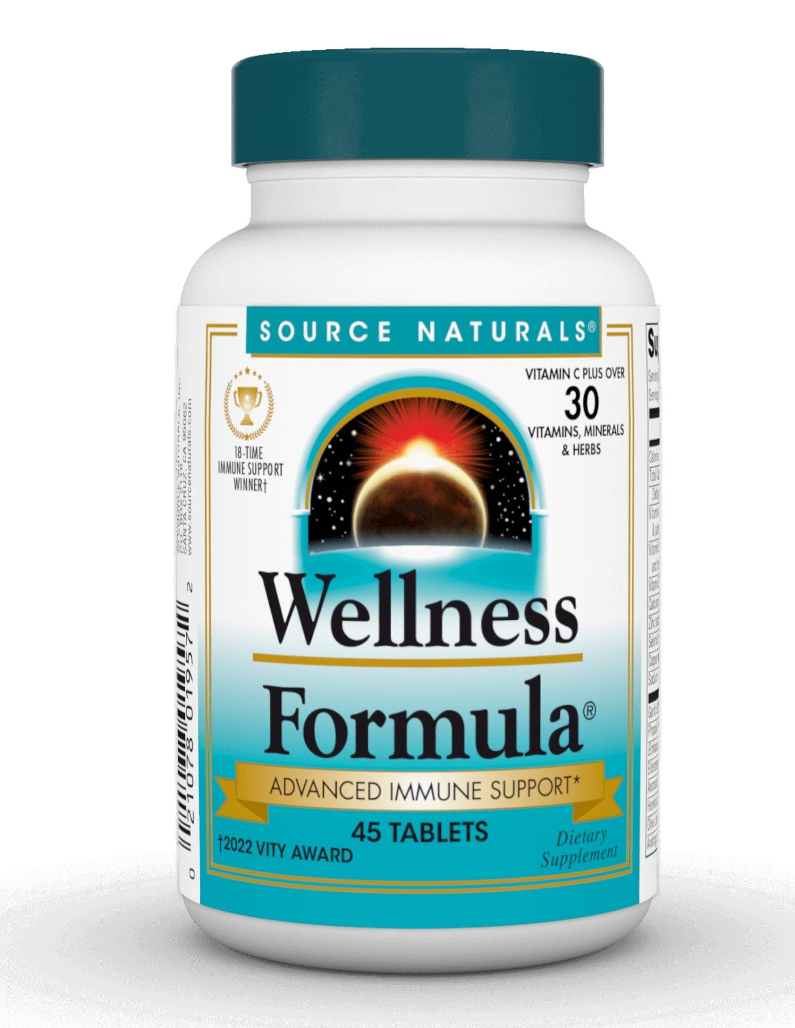 Source Naturals, Inc. Wellness Formula (CA Formula) 45 Tablet