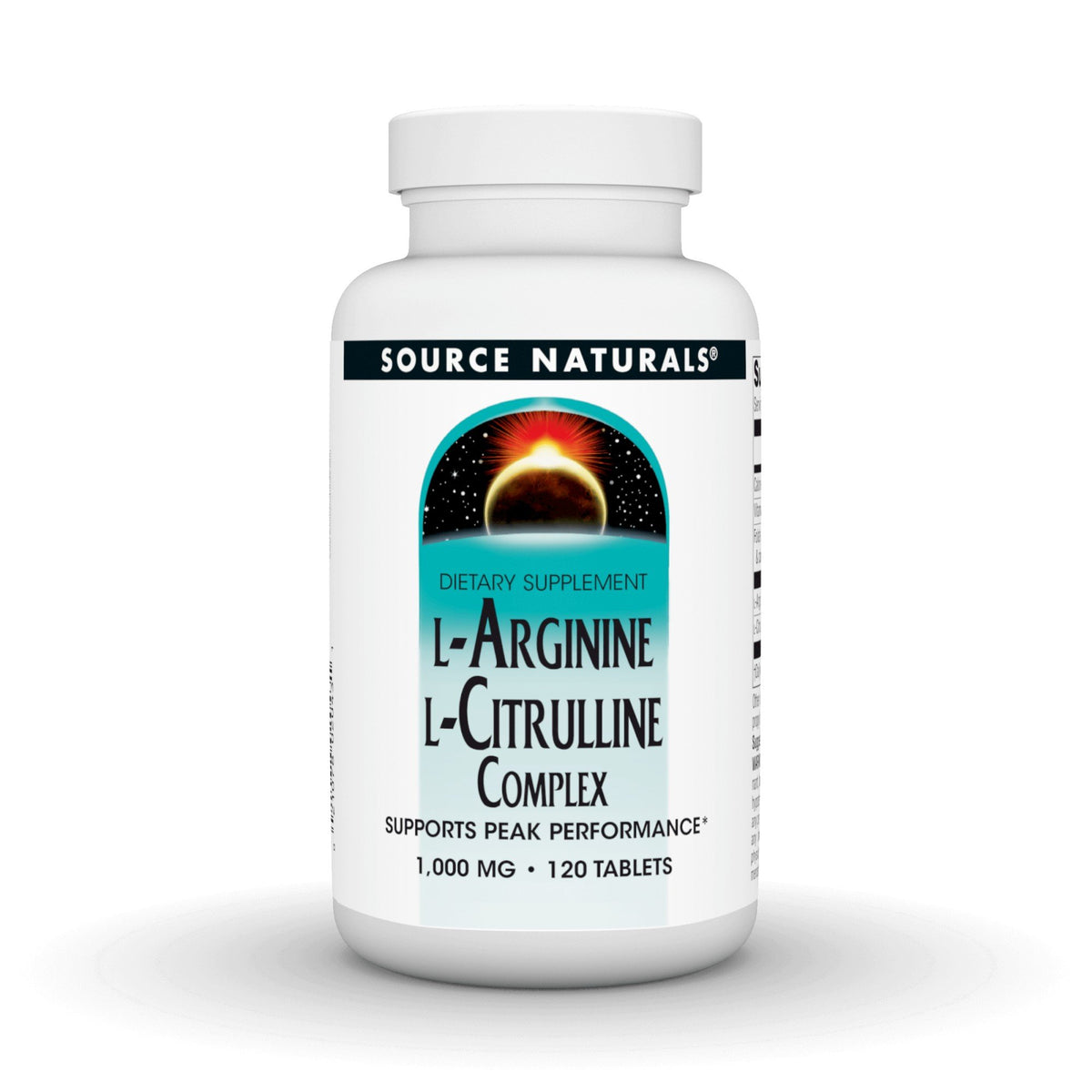 Source Naturals, Inc. L Arginine L Citrulline Complex 120 Tablet