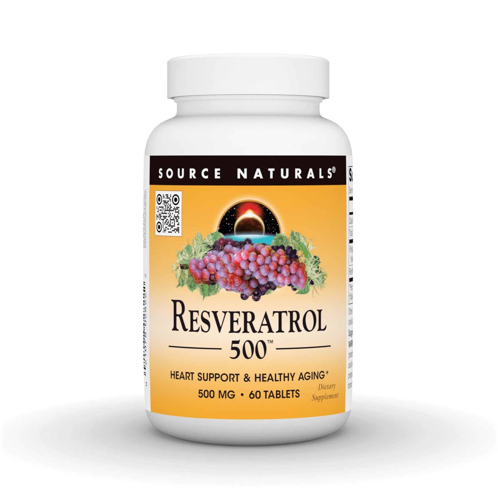 Source Naturals, Inc. Resveratrol 500 500 mg 60 Tablet