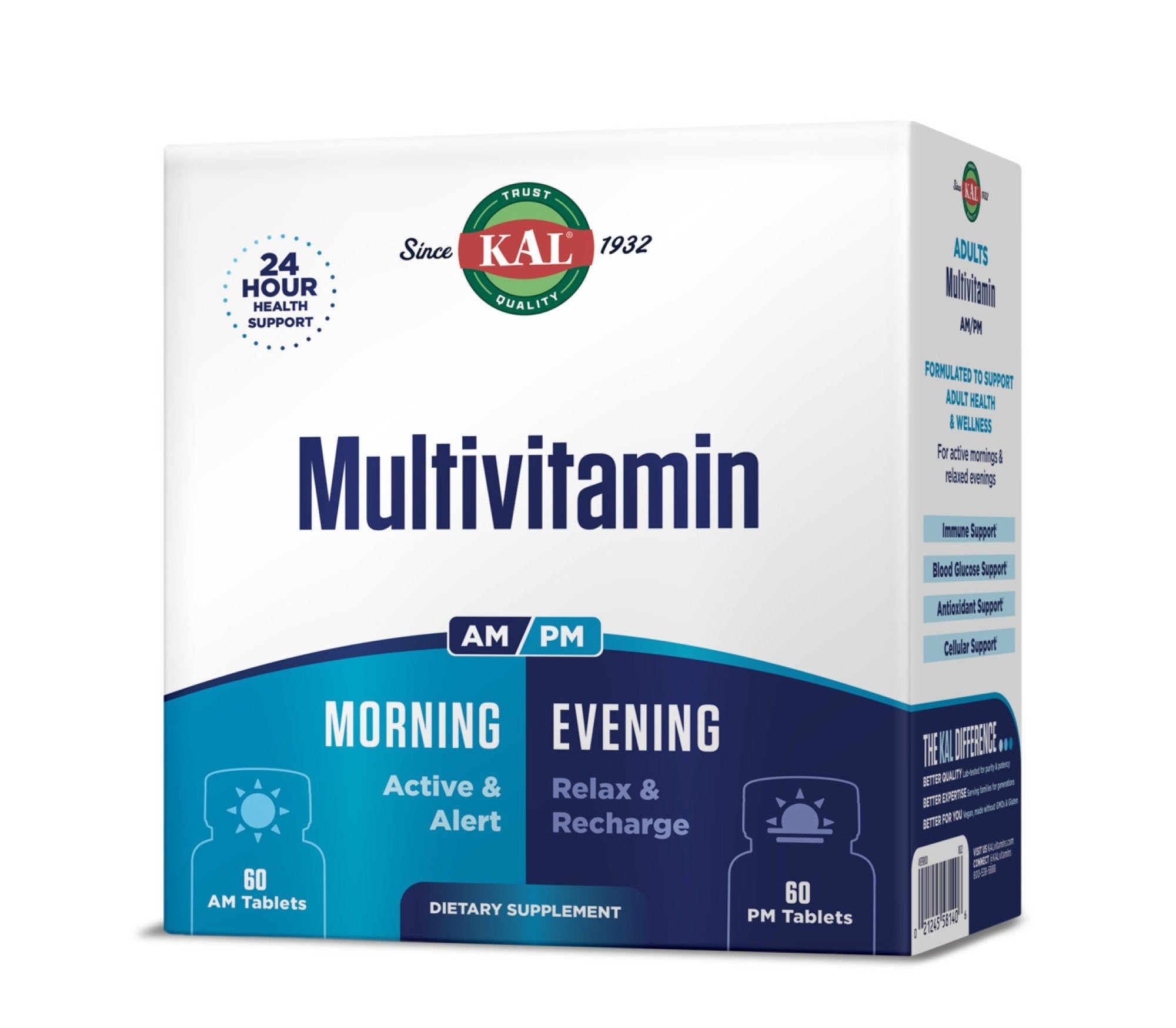 Kal MultiVitamin AM/PM Universal 2x60 Capsule