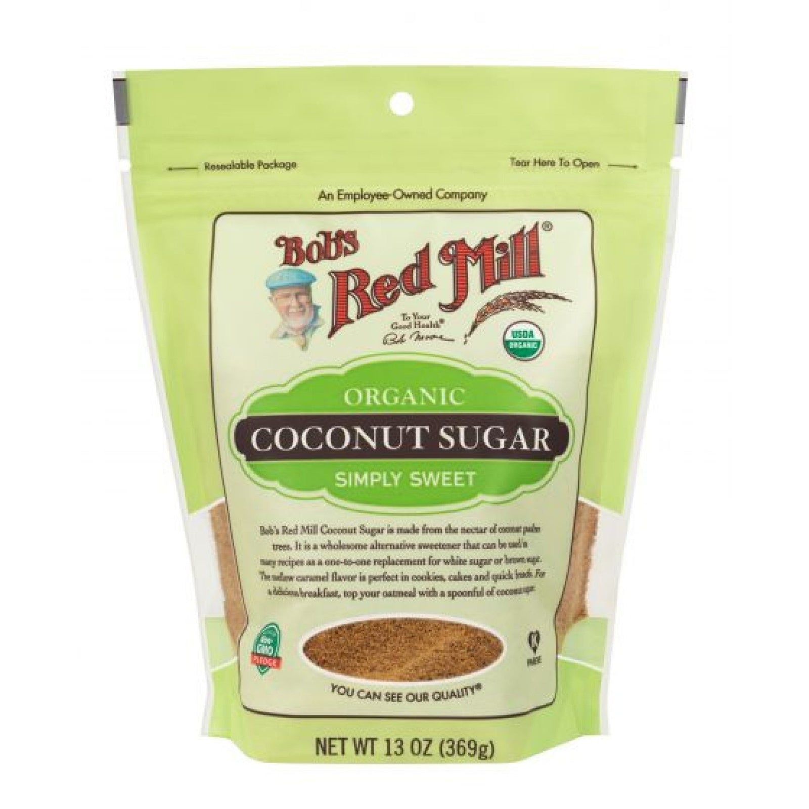 Bobs Red Mill Coconut Sugar 13 oz Bag