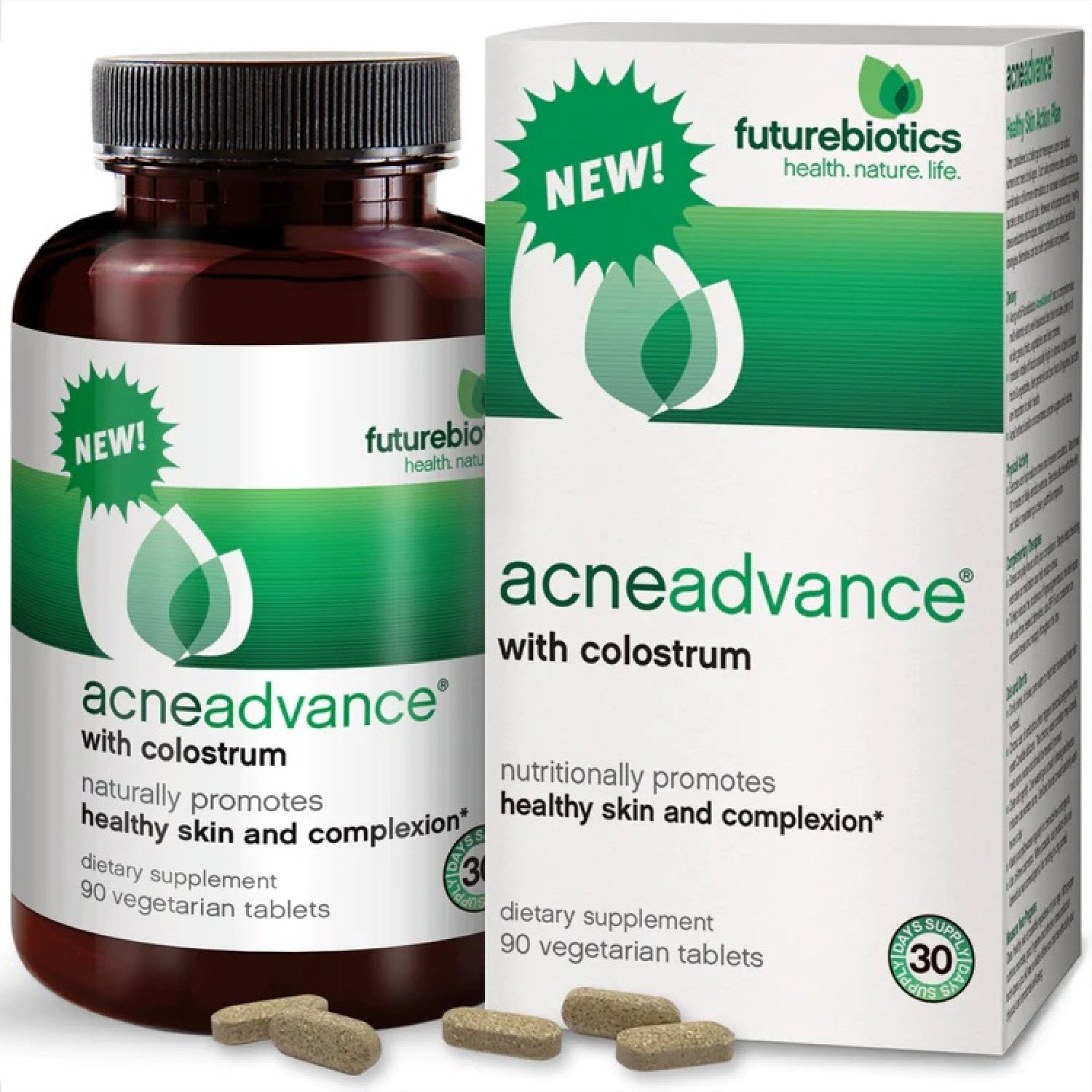 Futurebiotics AcneAdvanceAcne With Colostrum 90 Tablet