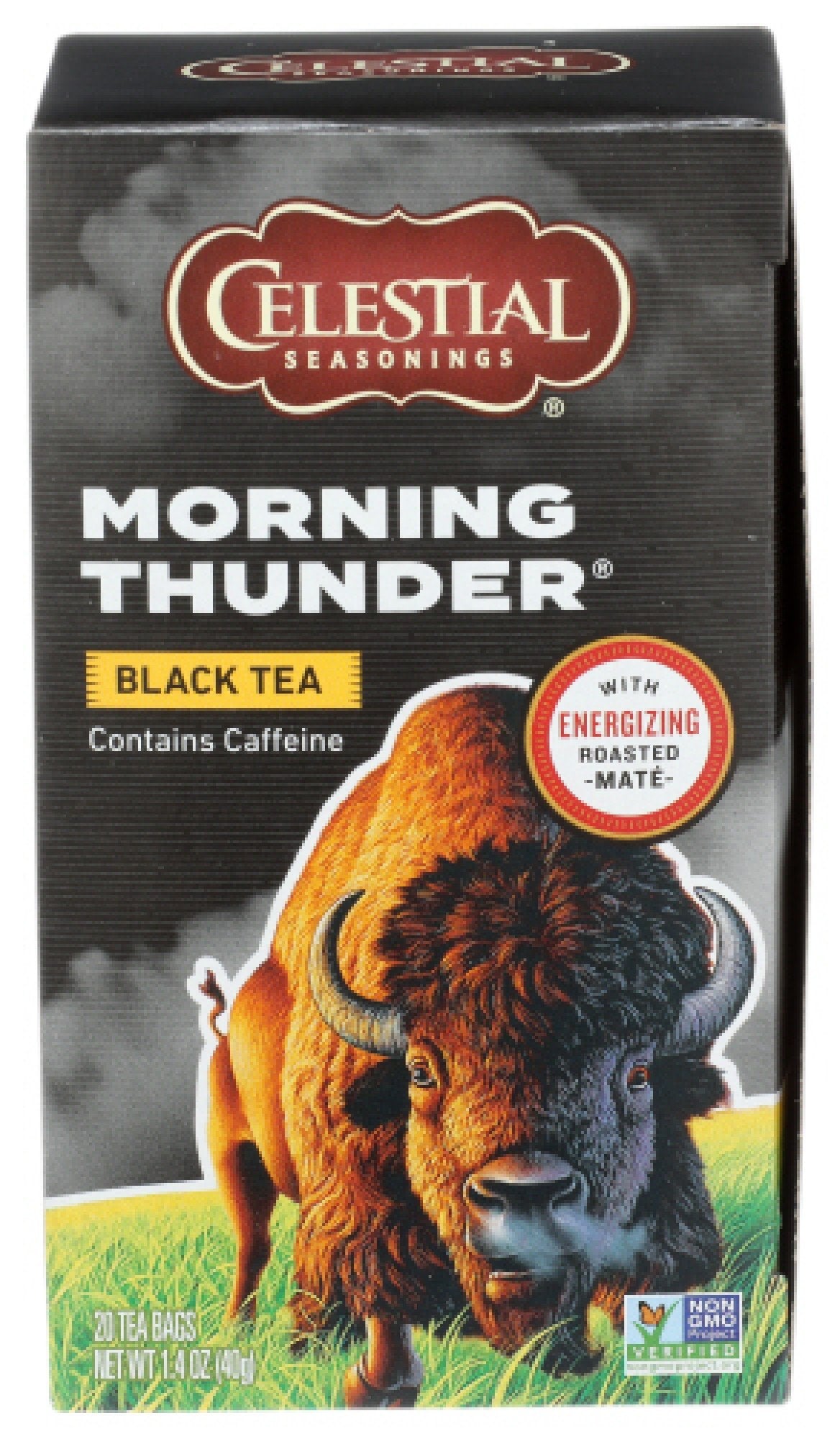 Celestial Seasonings Morning Thunder Tea 20 Bag