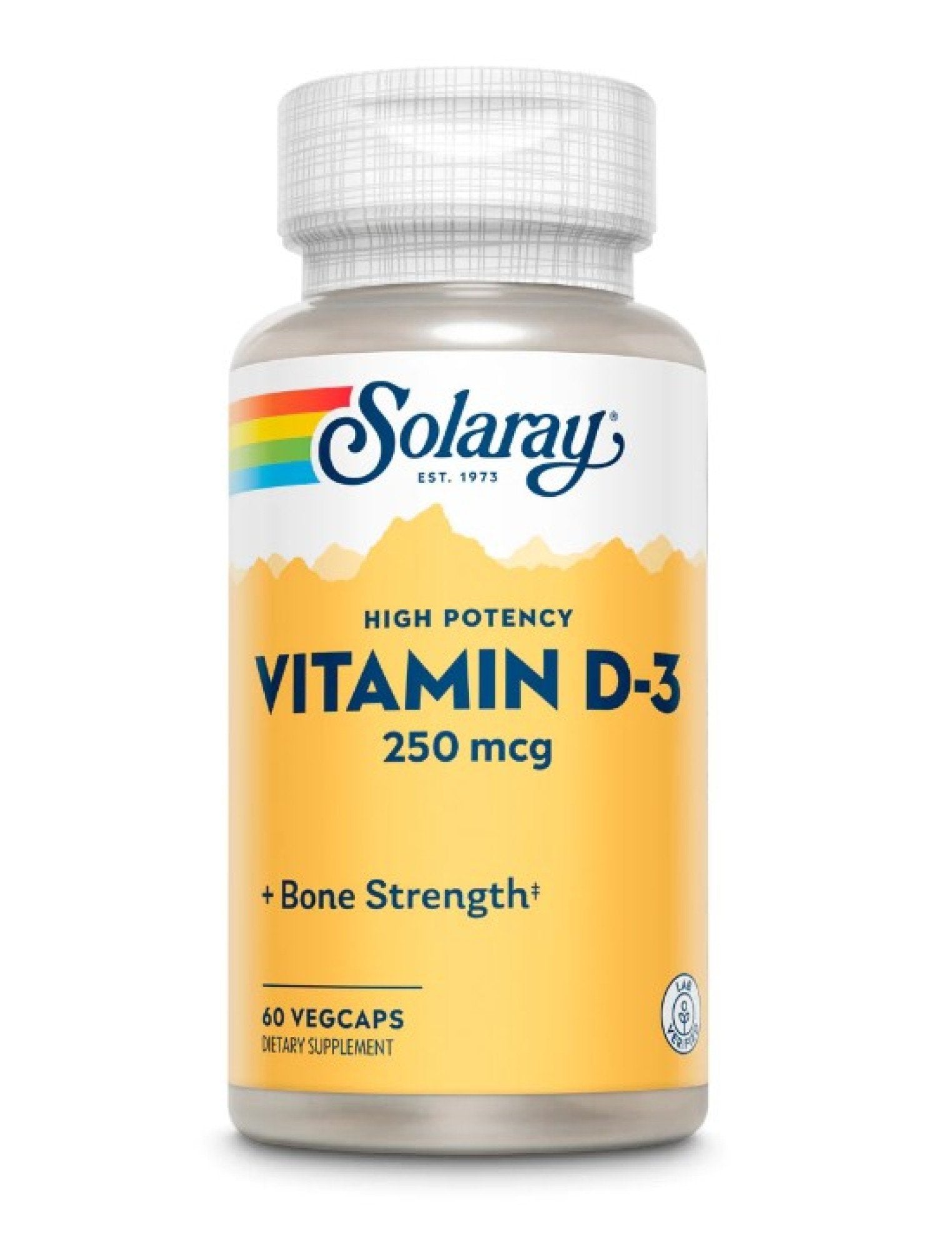 Solaray Vitamin D-3 10,000 IU 60 VegCap