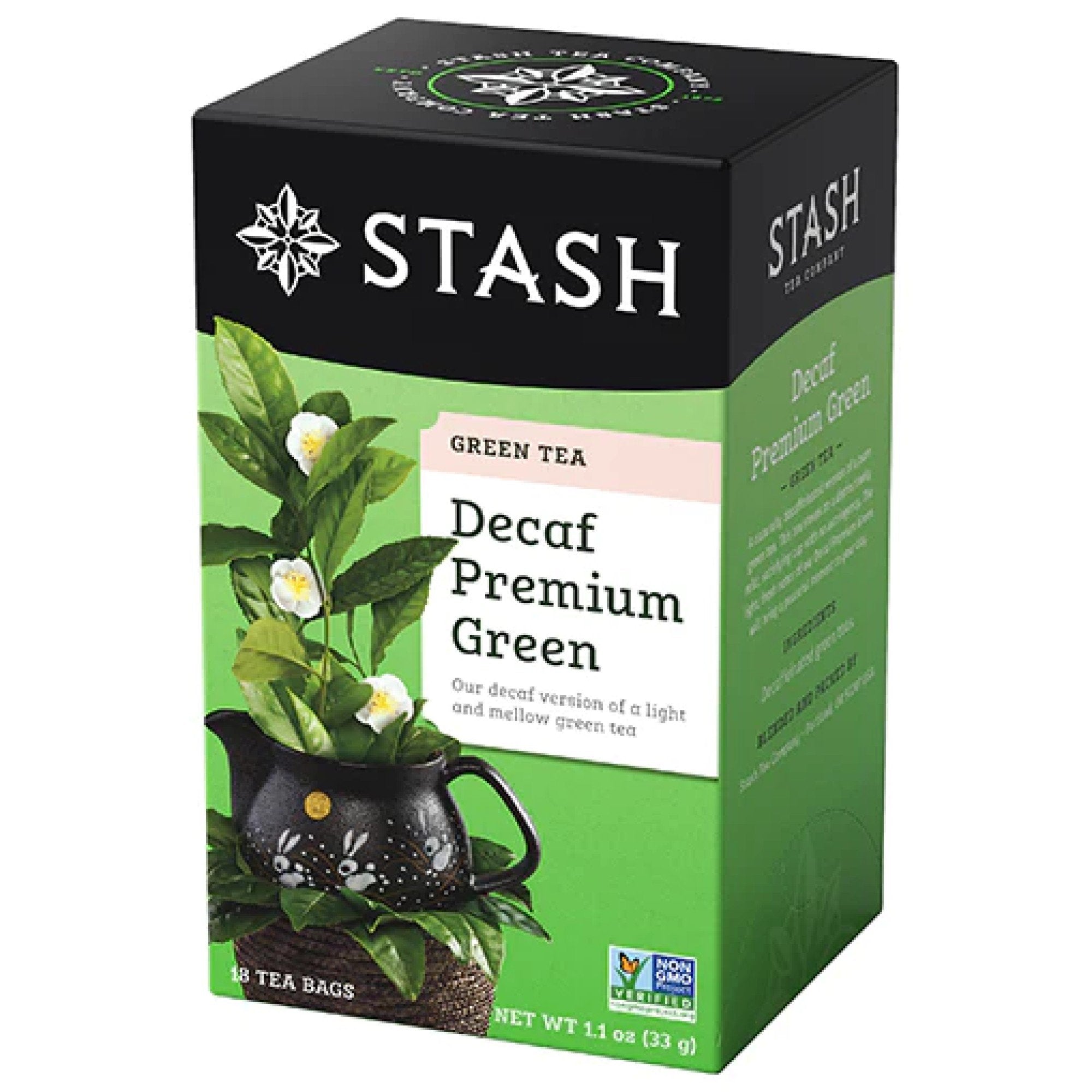 Stash Tea Decaffeinated Tea-Premium Green 18 Bag