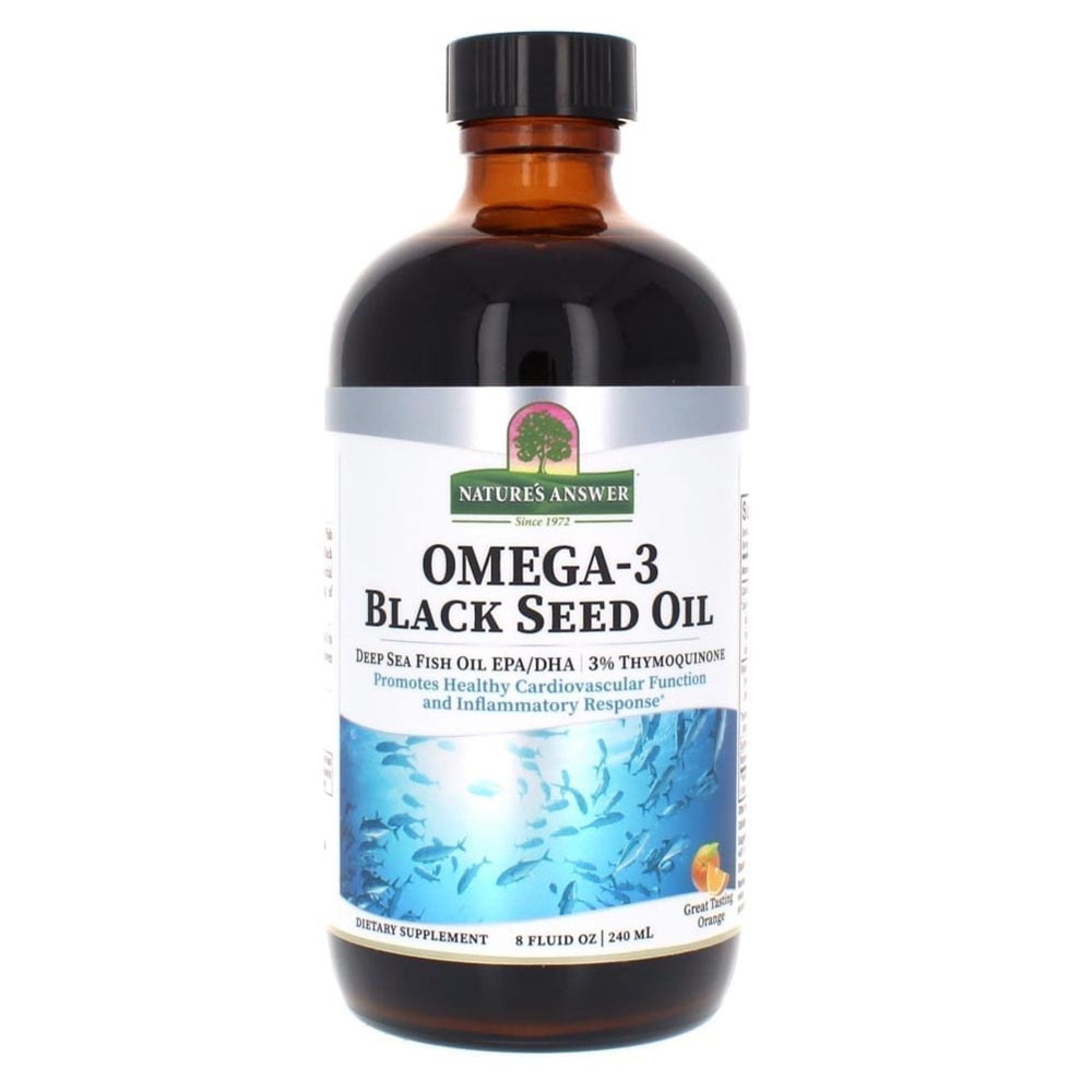 Nature's Answer Omega-3 Deep Black Seed Oil 8 fl oz Liquid