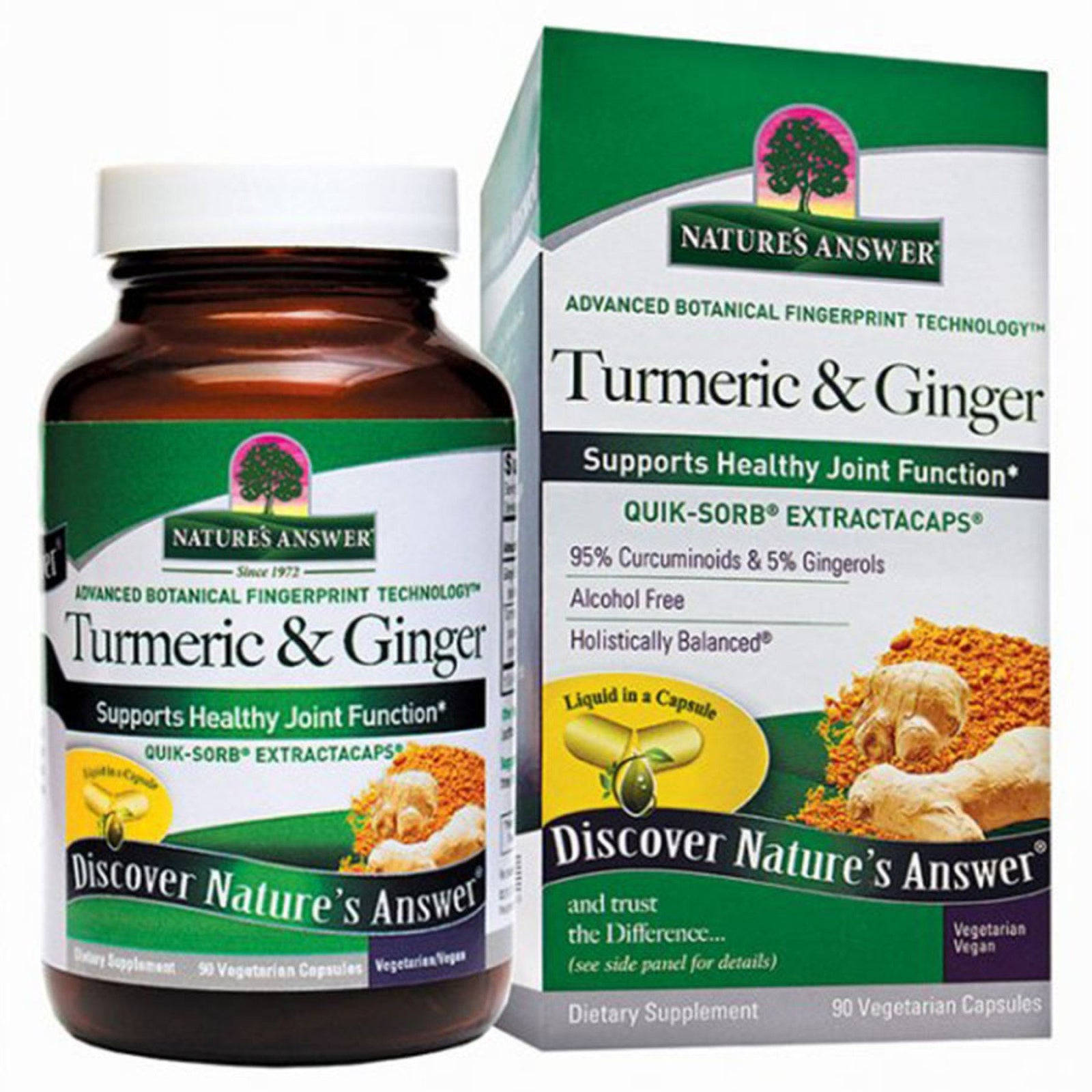 Nature's Answer Turmeric & Ginger 90 VegCap