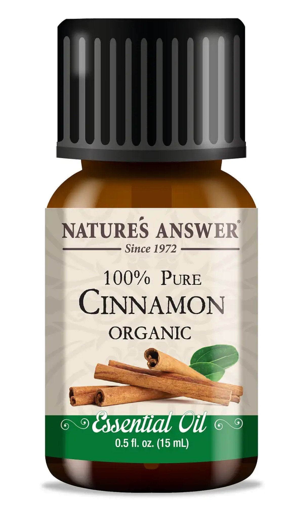 Nature's Answer Essential OIl Organic Cinnamon 0.5 oz Liquid