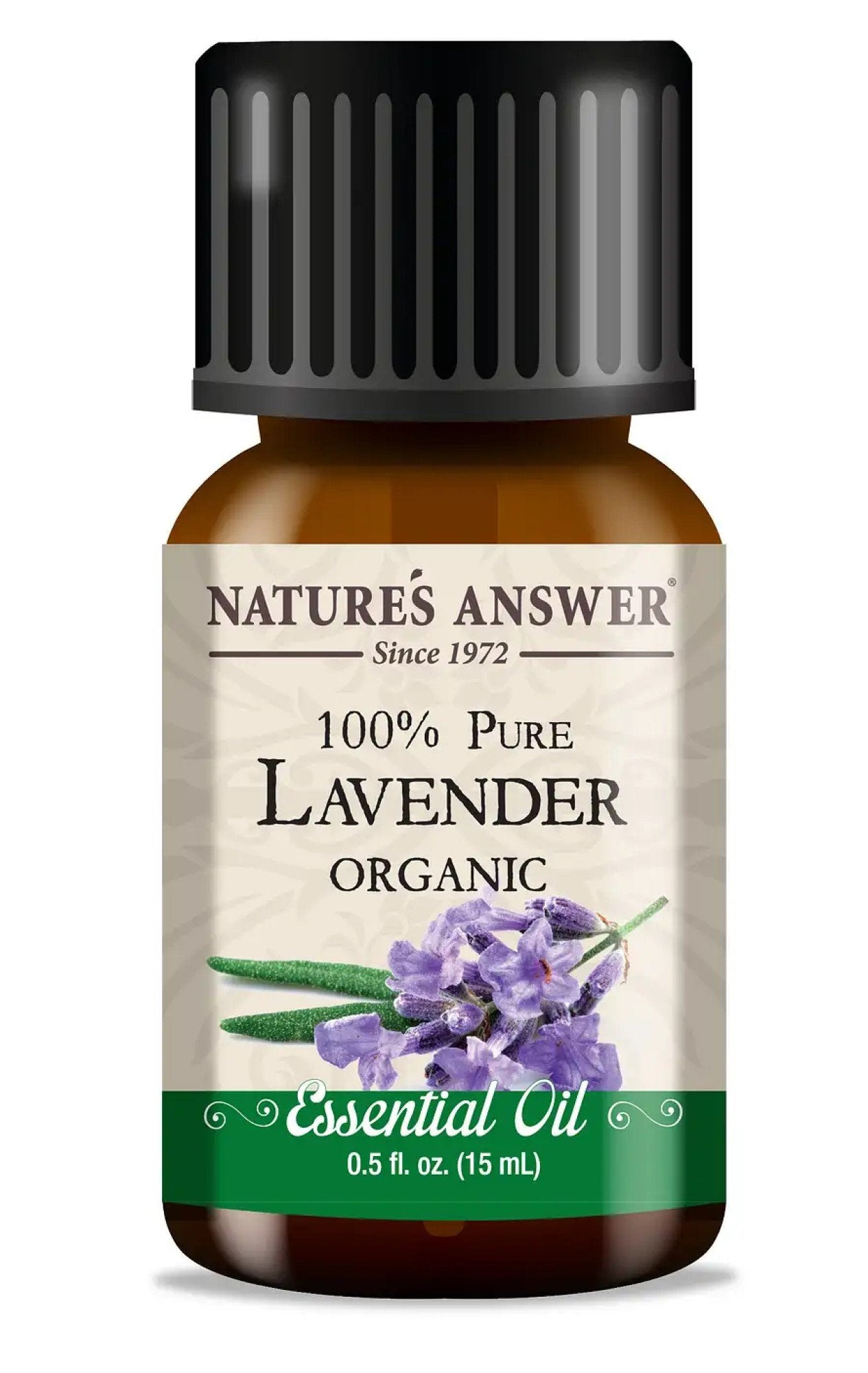 Nature's Answer Essential OIl Organic Lavender 0.5 oz Liquid