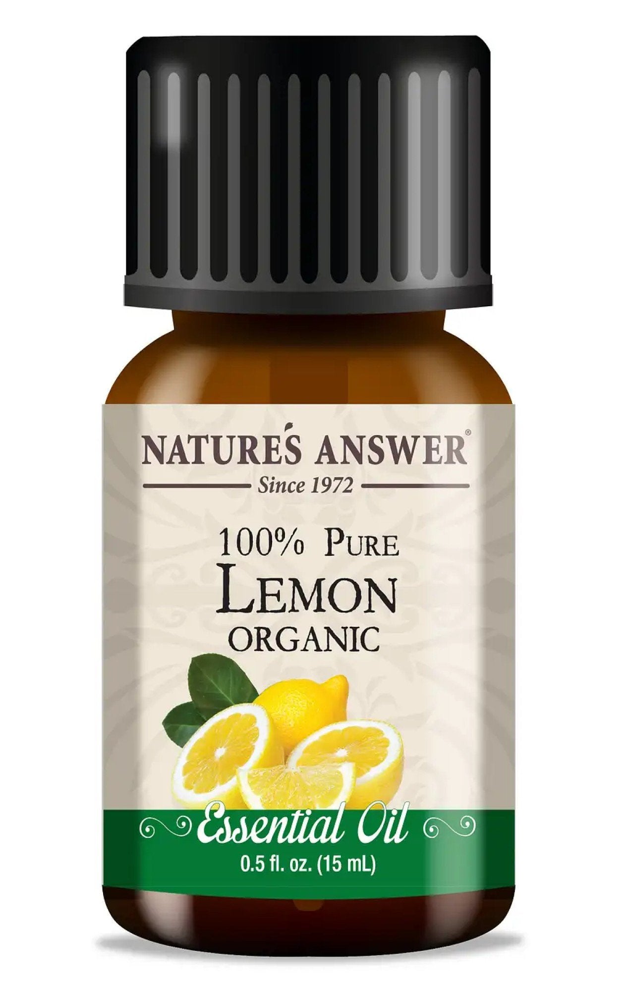 Nature's Answer Essential OIl Organic Lemon 0.5 oz Liquid