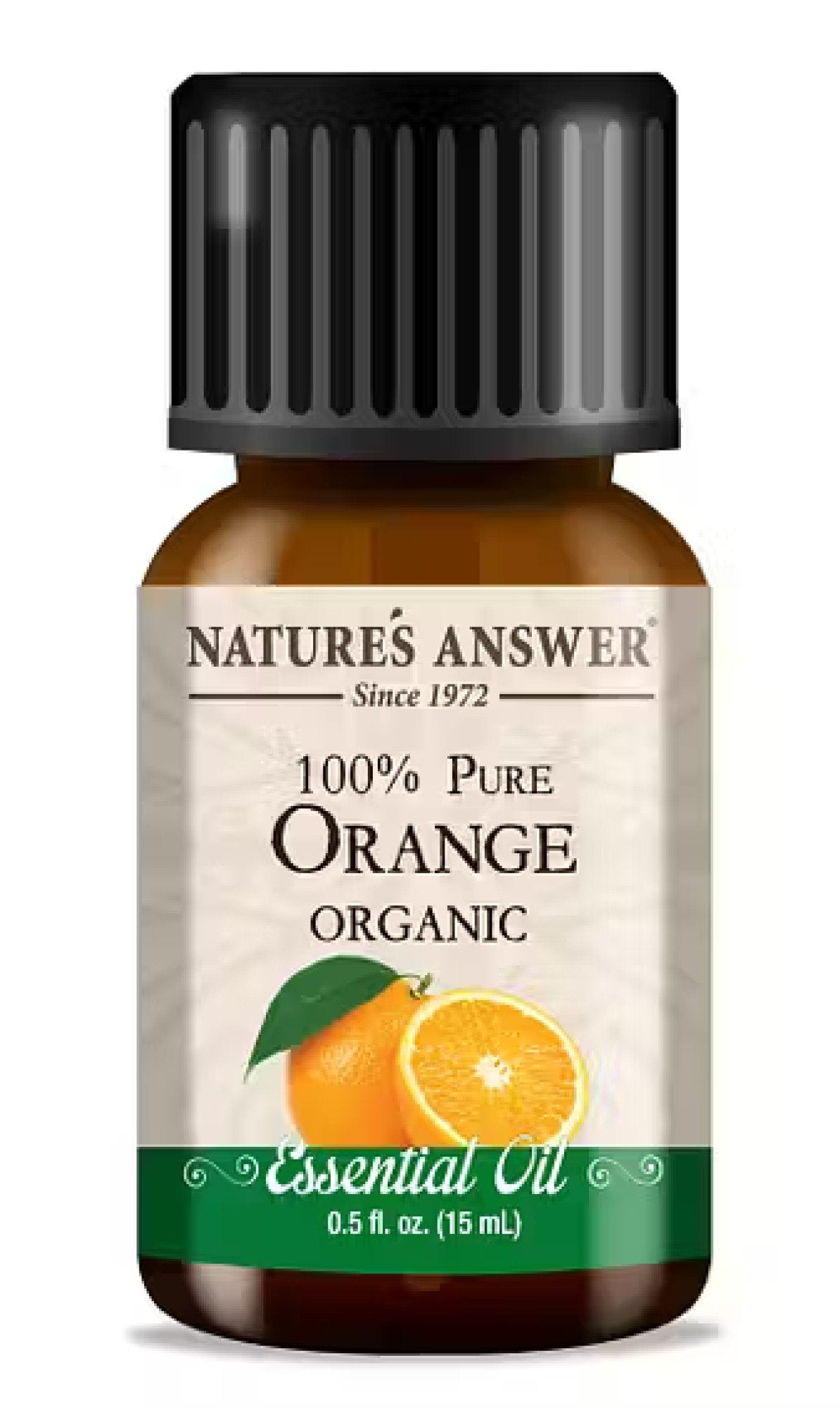 Nature's Answer Essential Oil Organic Orange 0.5 oz Liquid