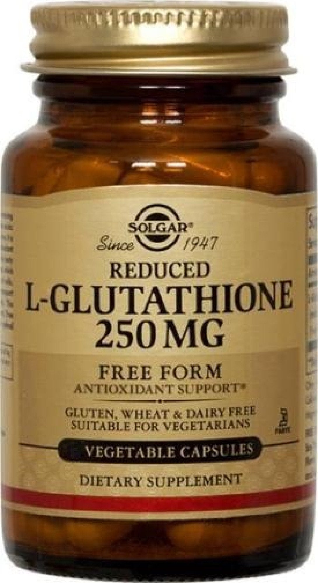 Solgar L-Glutathione 250mg 60 VegCap