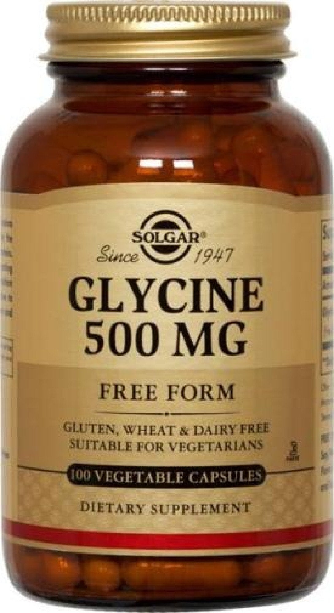 Solgar Glycine 500mg 100 VegCap