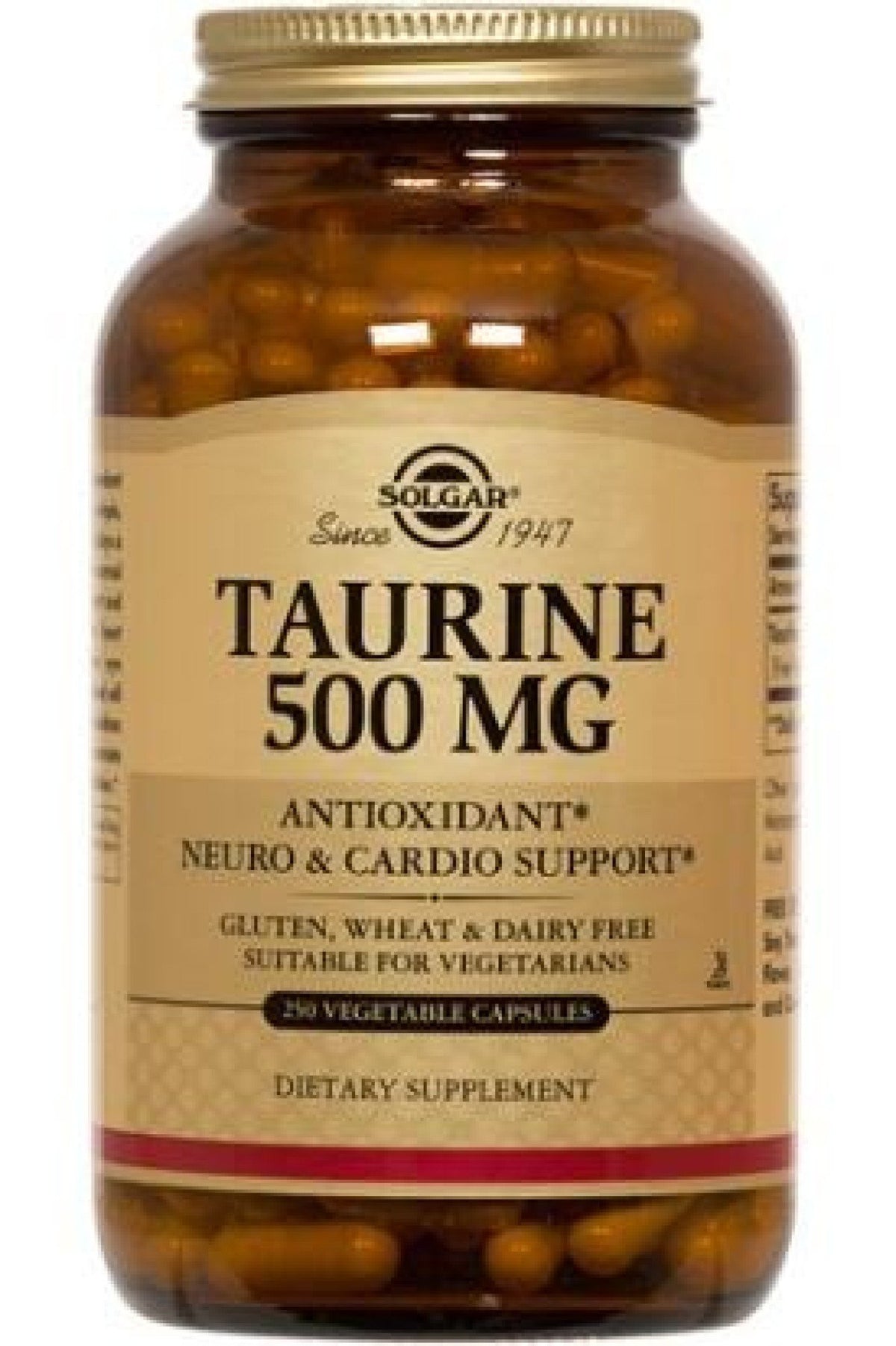 Solgar Taurine 500mg 250 VegCap