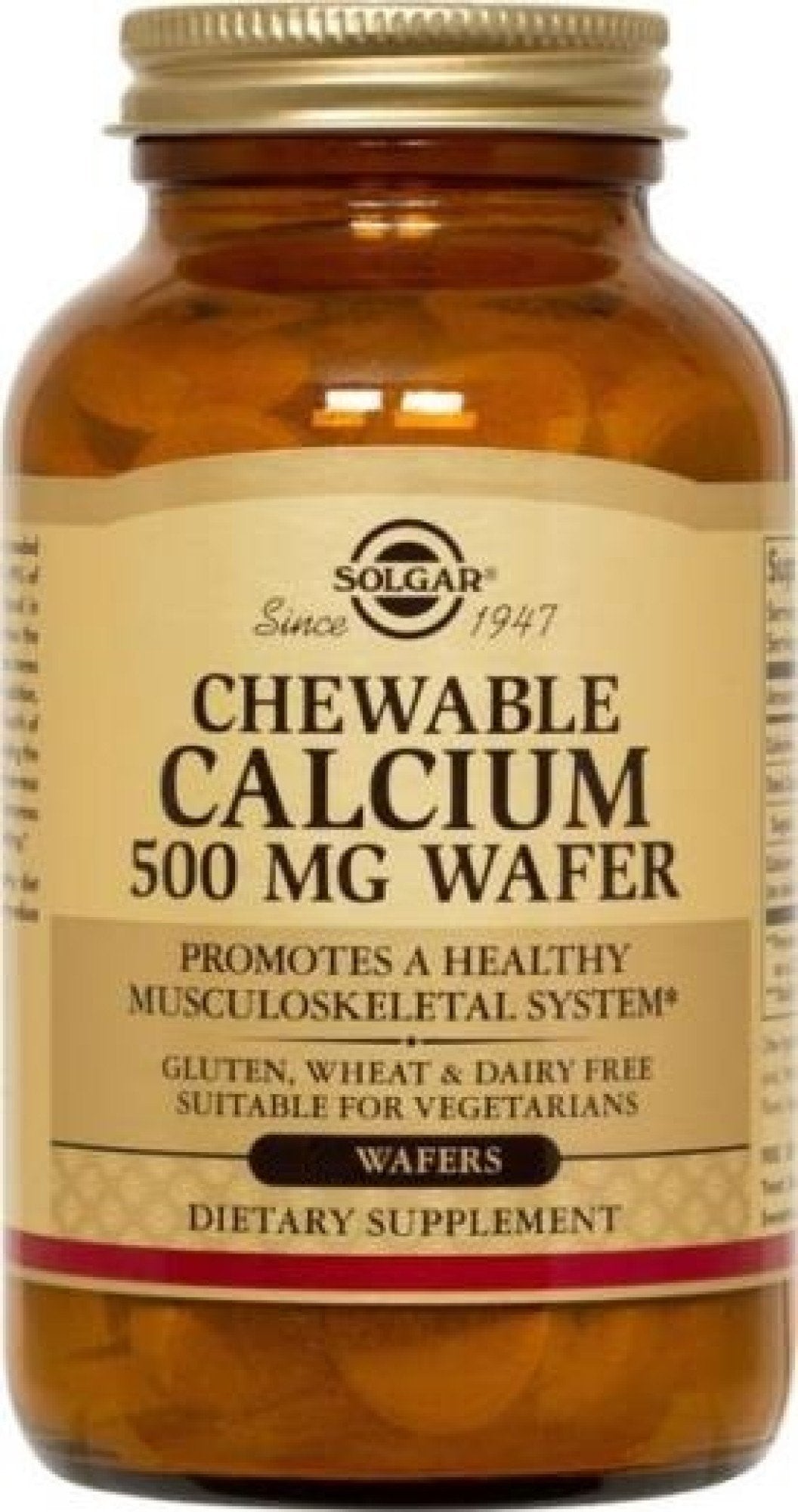 Solgar Calci Chew Wafers (500mg Calcium) 120 Chewable