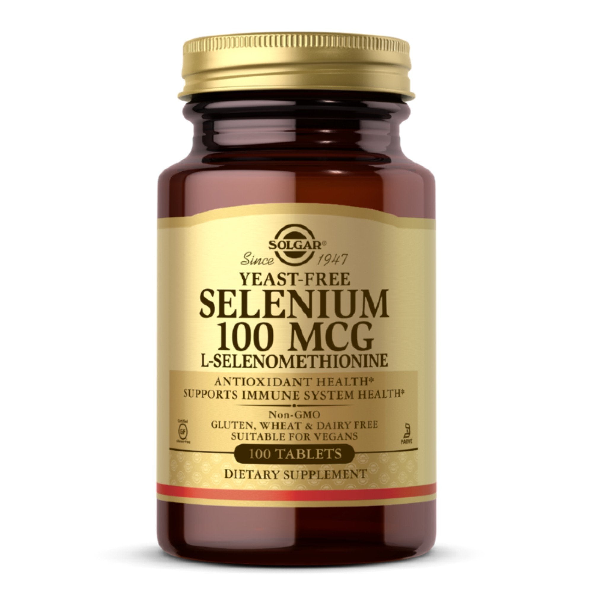 Solgar Selenium 100 mcg Yeast-Free 100 Tablet