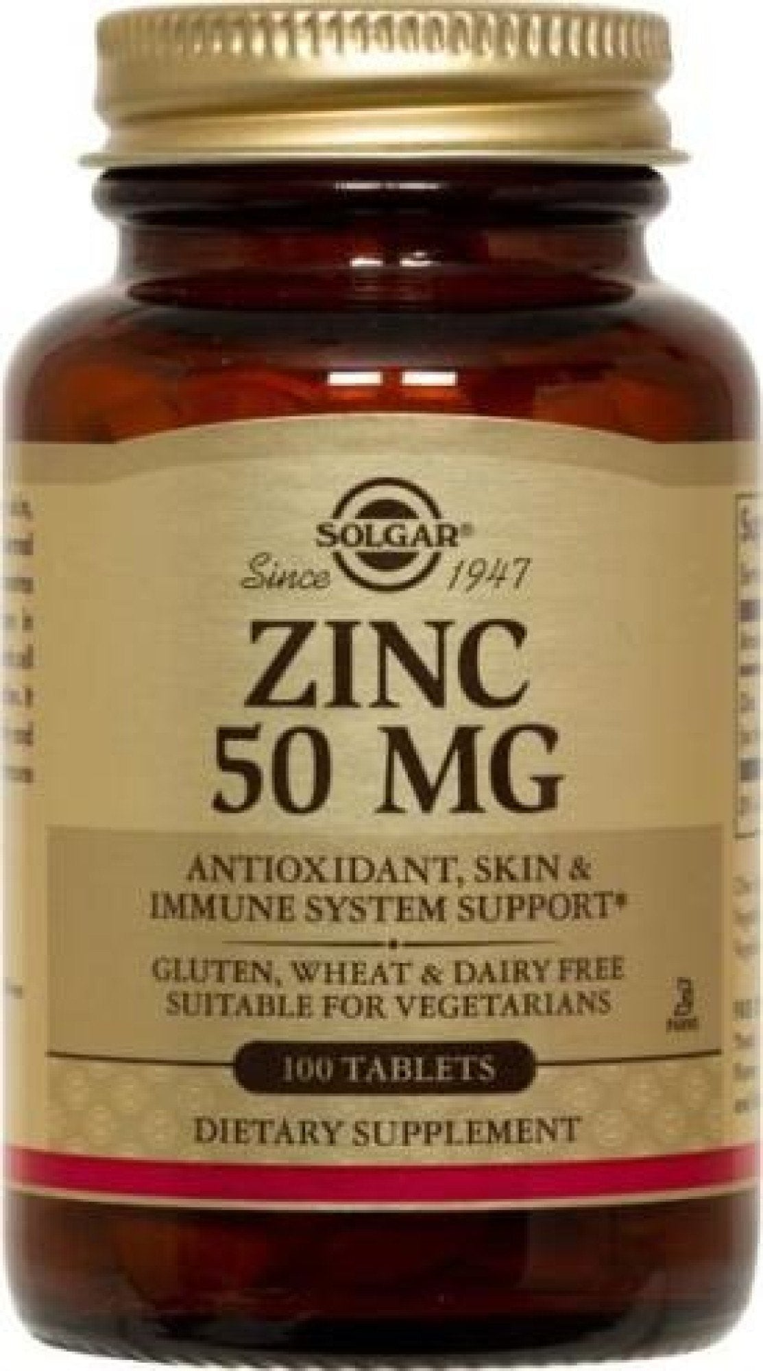 Solgar Zinc 50mg 100 Tablet