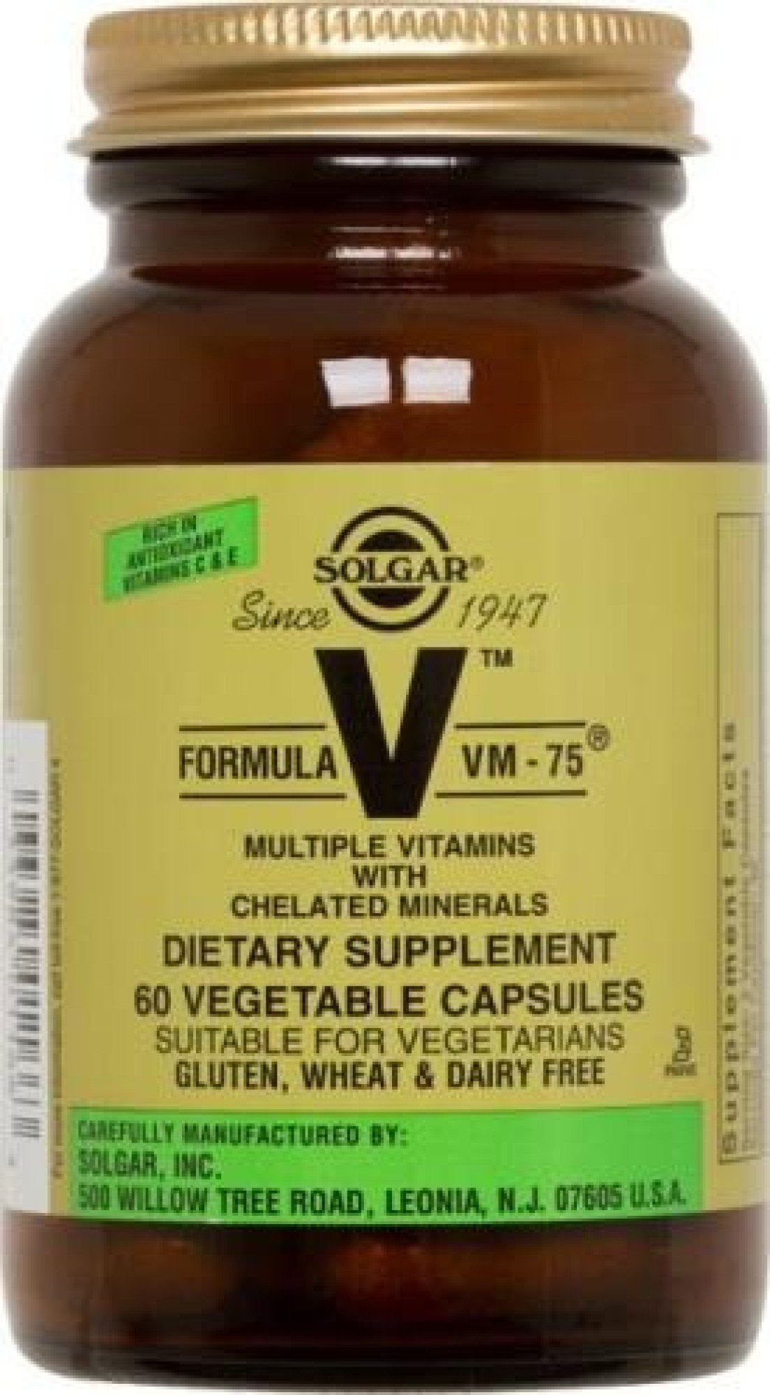 Solgar Formula VM-75 60 VegCap