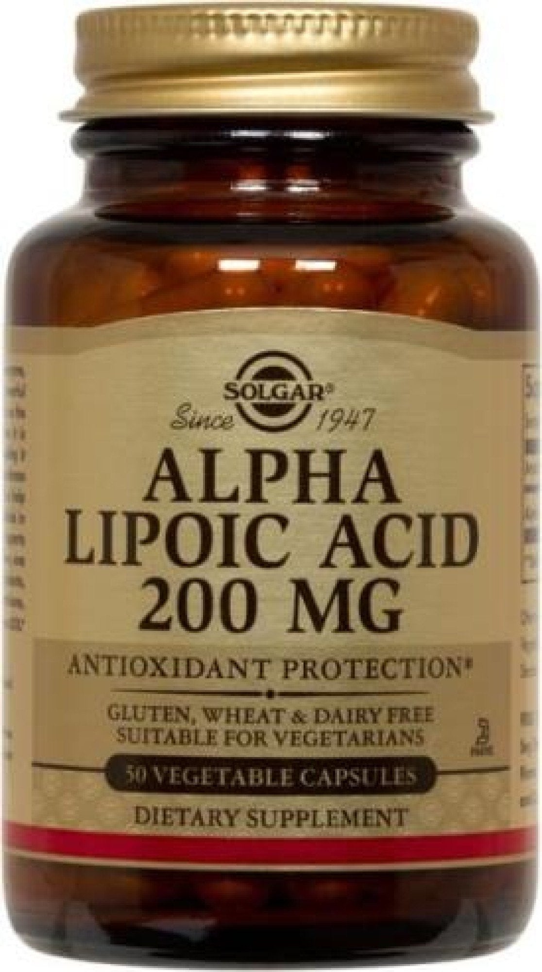 Solgar Alpha Lipoic Acid 200mg 50 VegCap