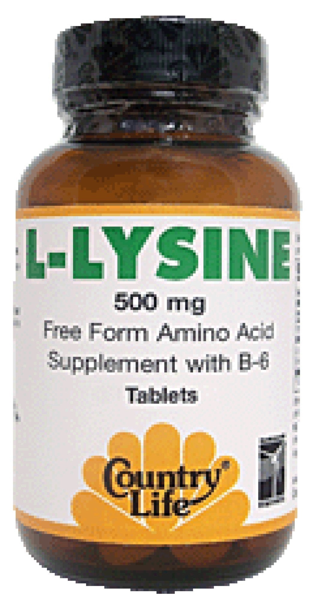Country Life L-Lysine 500mg With B6 50 Tablet