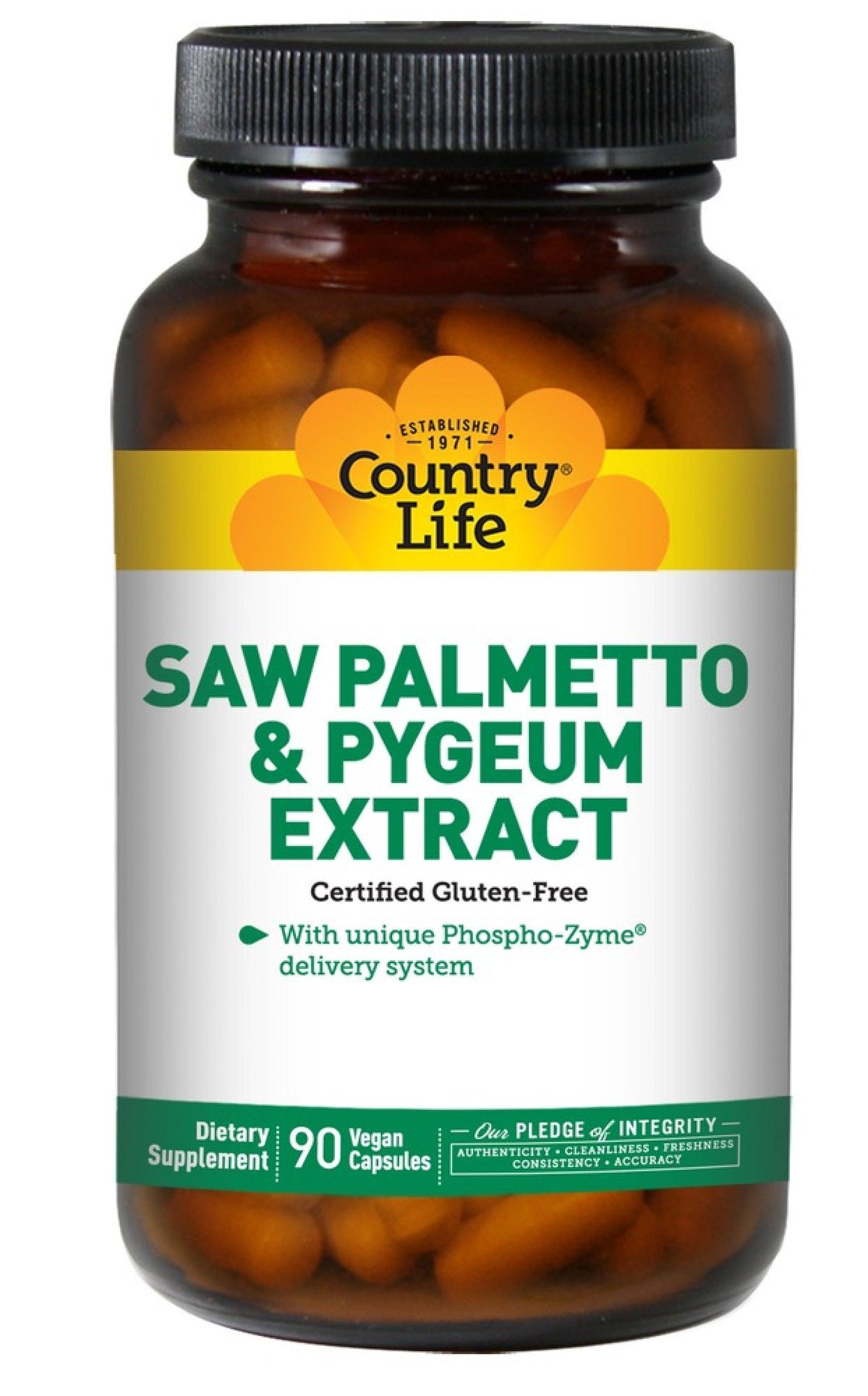 Country Life Saw Palmetto &amp; Pygeum 90 VegCap