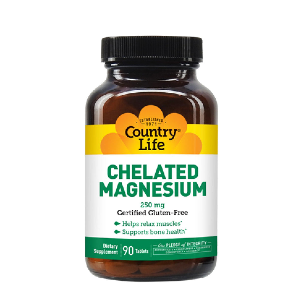 Country Life Chelated Magnesium 250mg 90 Tablet