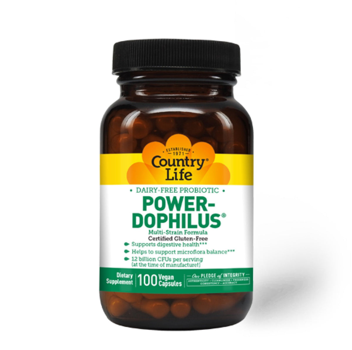 Country Life Power-Dophilus Milk Free 100 VegCap