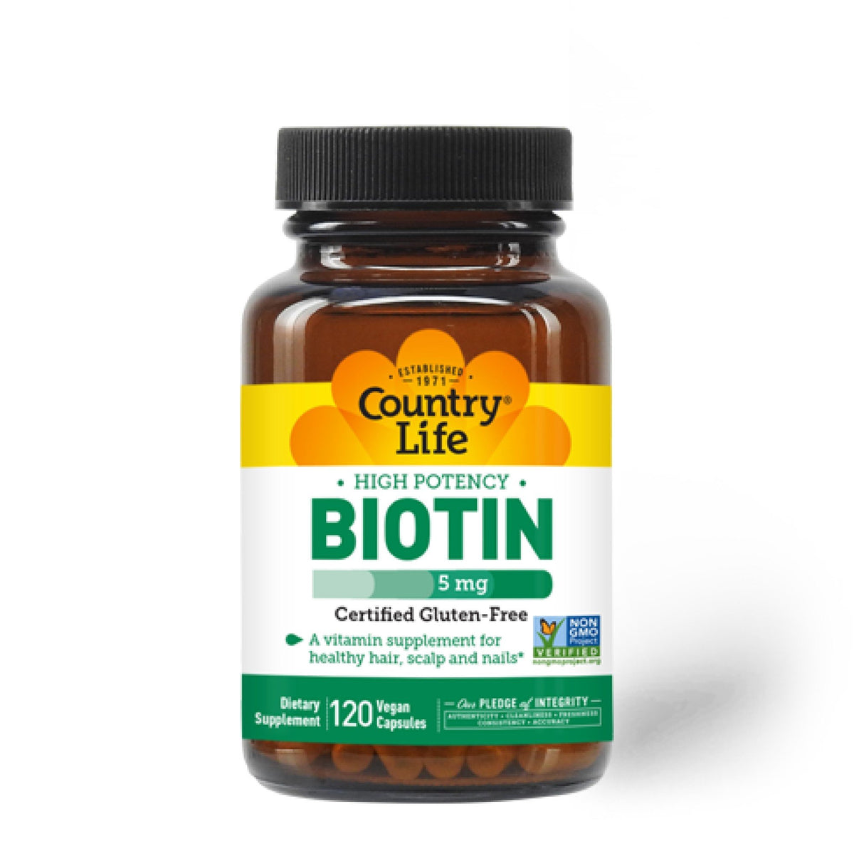 Country Life Biotin 5mg 120 VegCap