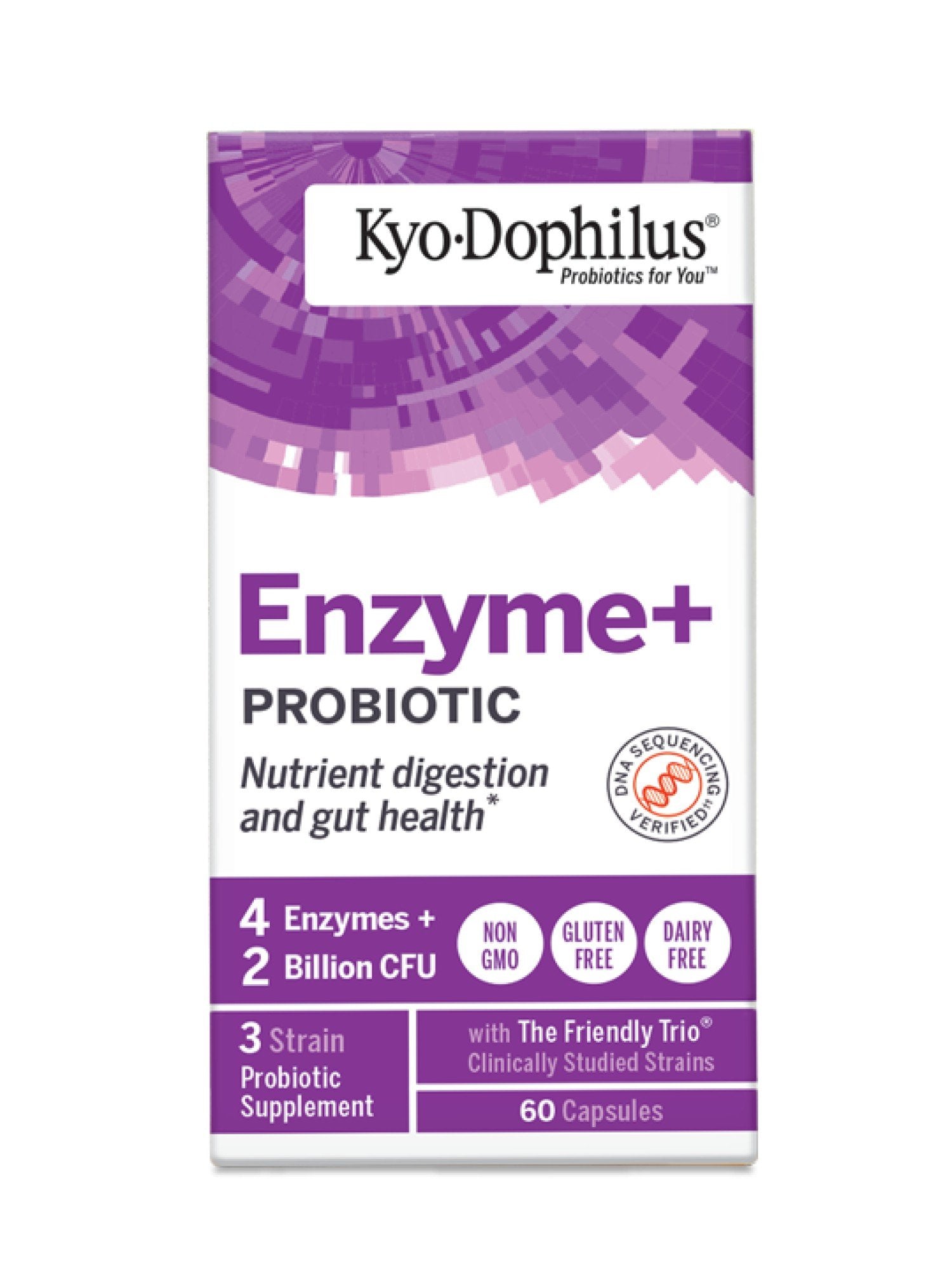 Kyolic Kyo-Dophilus Enzymes + Probiotic 60 Capsule