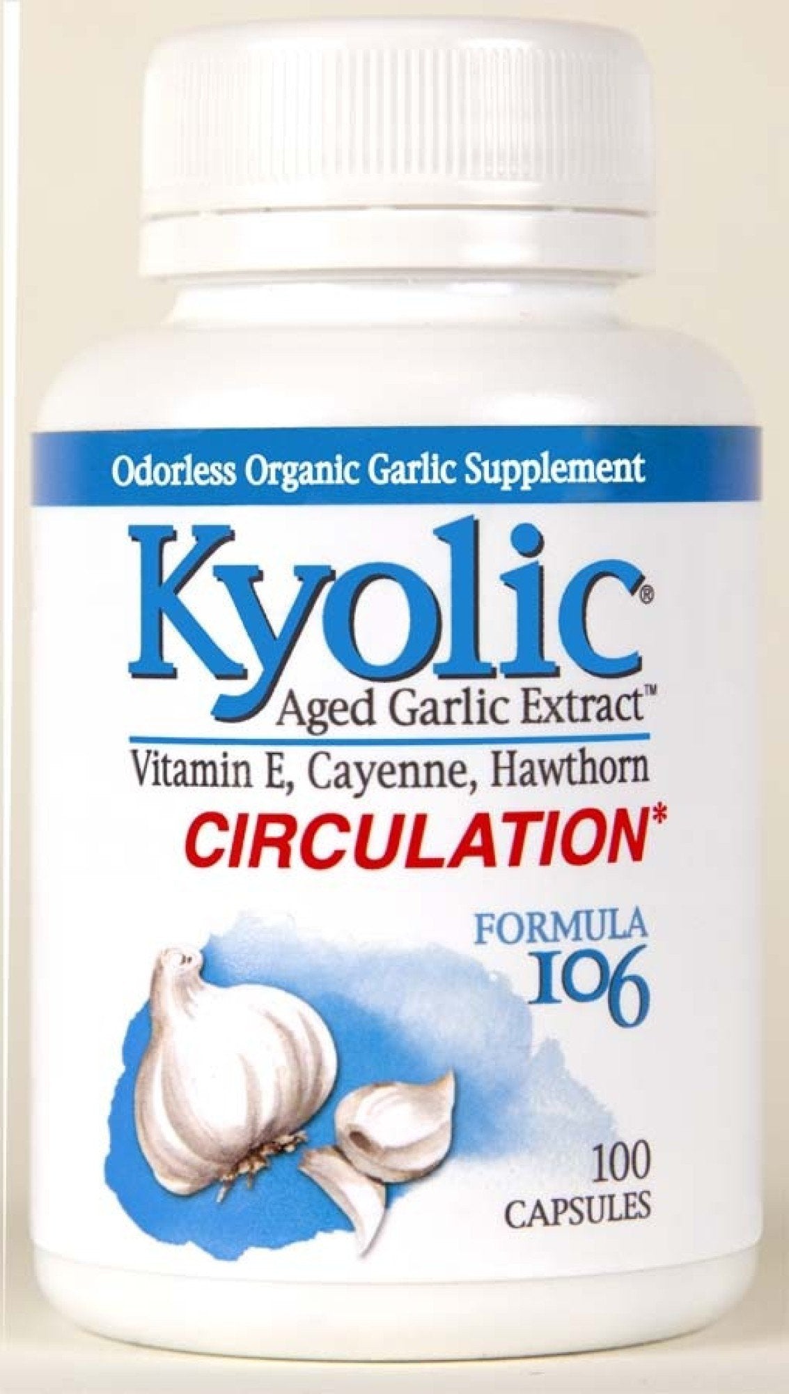 Kyolic Cardiovascular and Circulatory Support Formula 106 100 Capsule