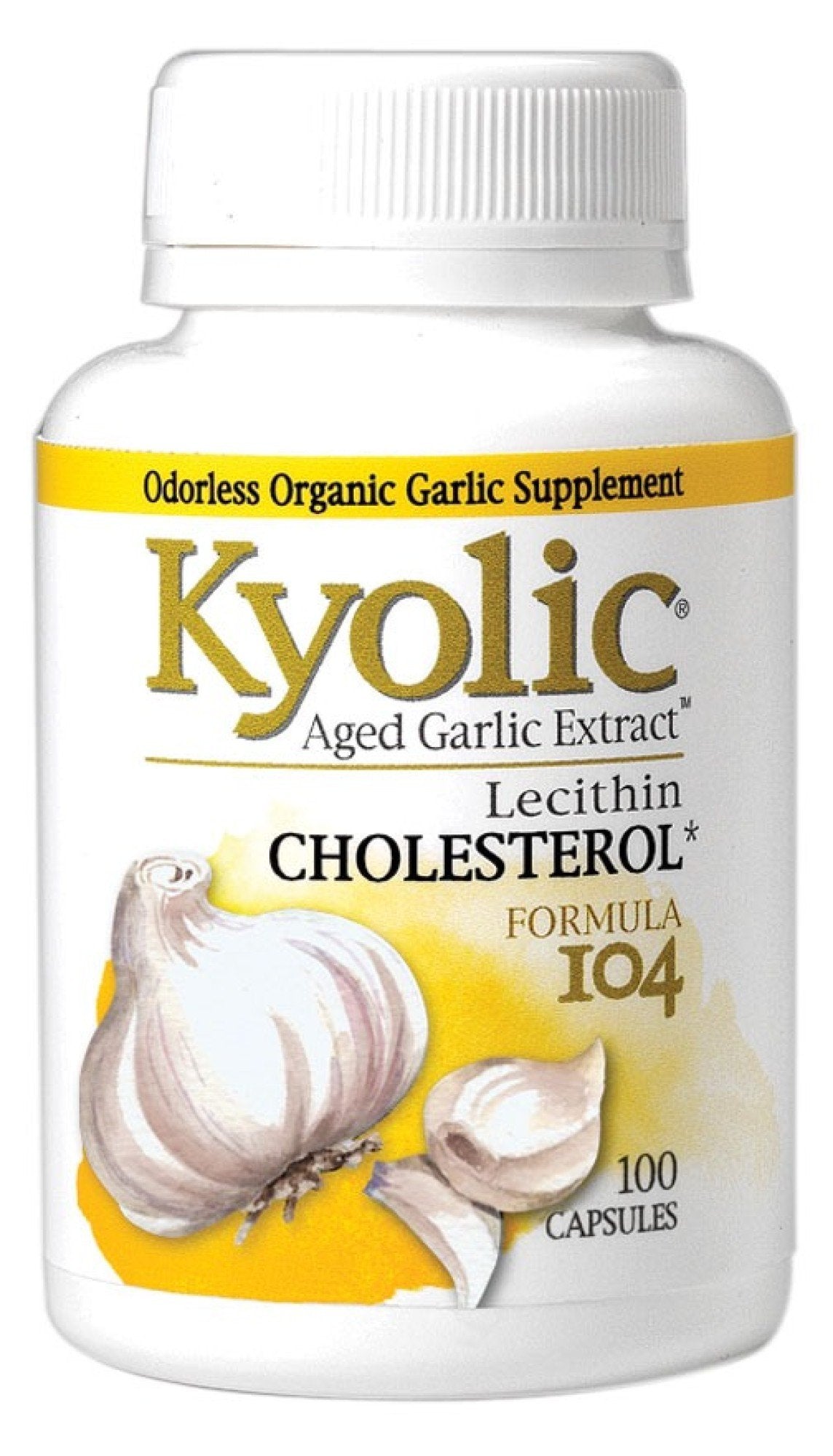 Kyolic Cholesterol Health Lecithin Formula 104 100 Capsule