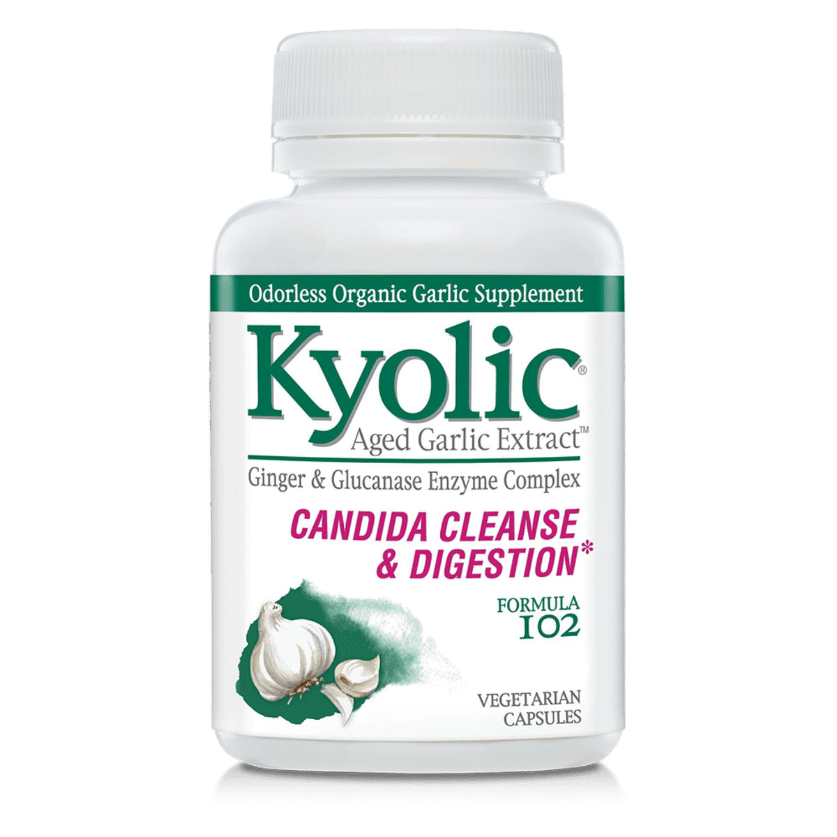 Kyolic Cleanse &amp; Digestion Formula 102 200 VegCaps