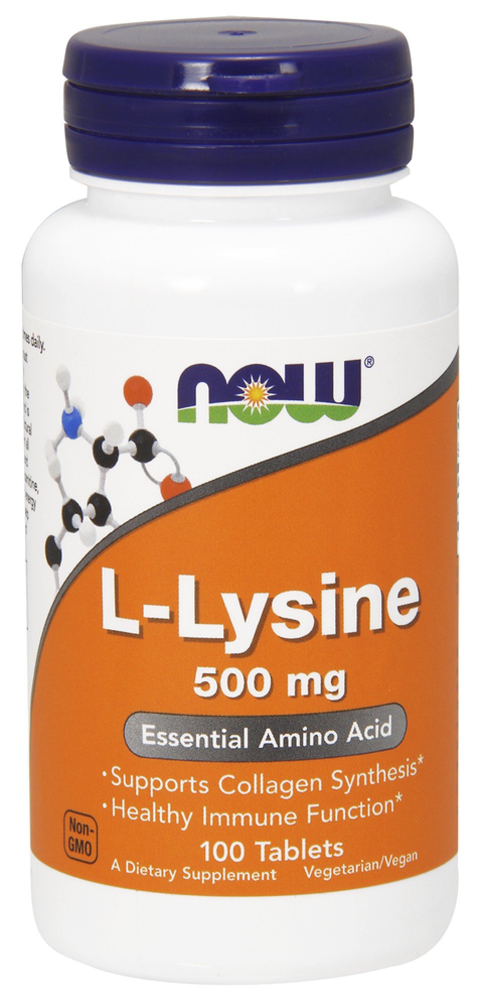 Now Foods Lysine 500mg 100 Tablet