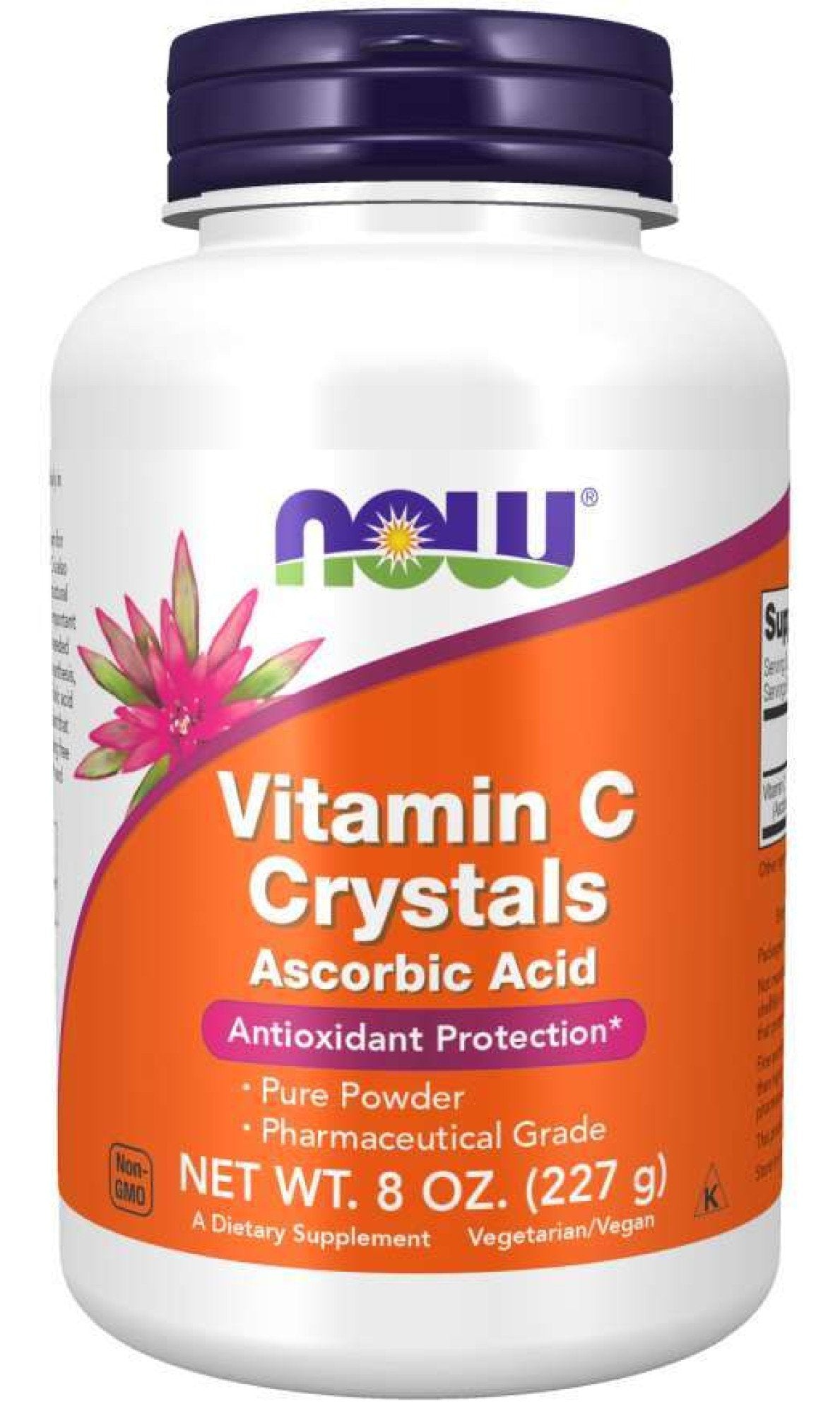 Now Foods Vitamin C Crystals (Ascorbic Acid) 8 oz Powder