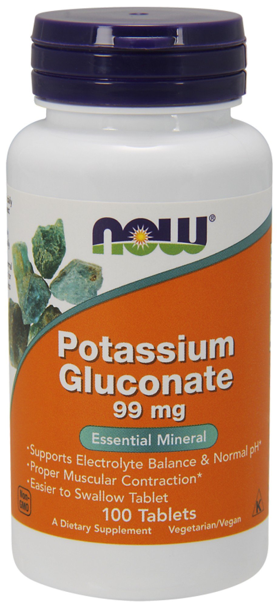 Now Foods Potassium Gluconate 99mg 250 Tablet