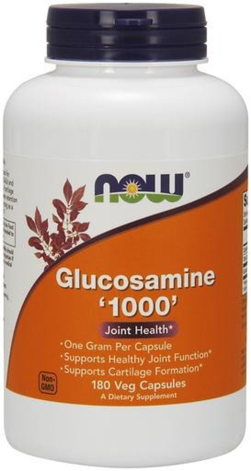 Now Foods Glucosamine HCL 1000mg 180 Capsule