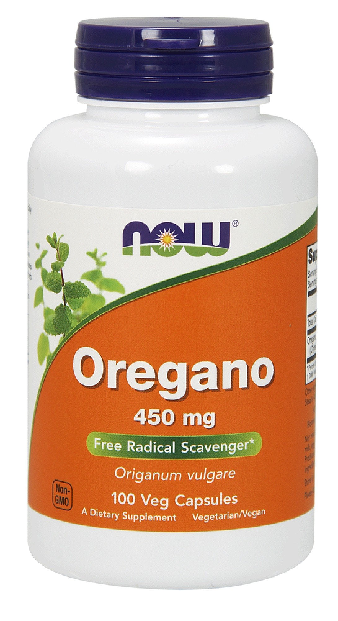 Now Foods Oregano 450mg 100 Capsule