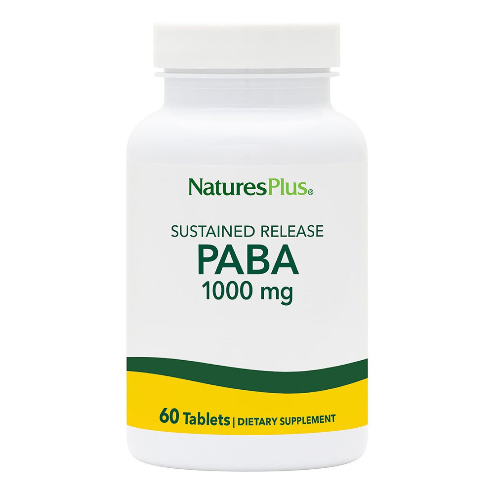 Nature's Plus Paba 1,000mg Time Release 60 Sustained Release Tablet