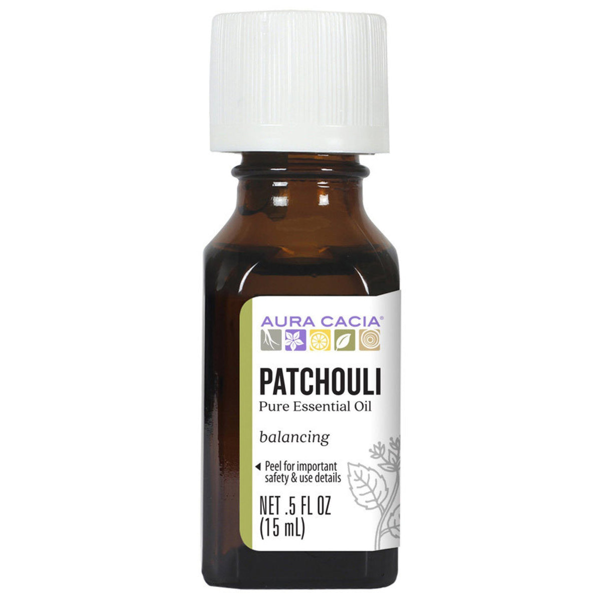 Aura Cacia Patchouli Essential Oil 0.5 oz Oil