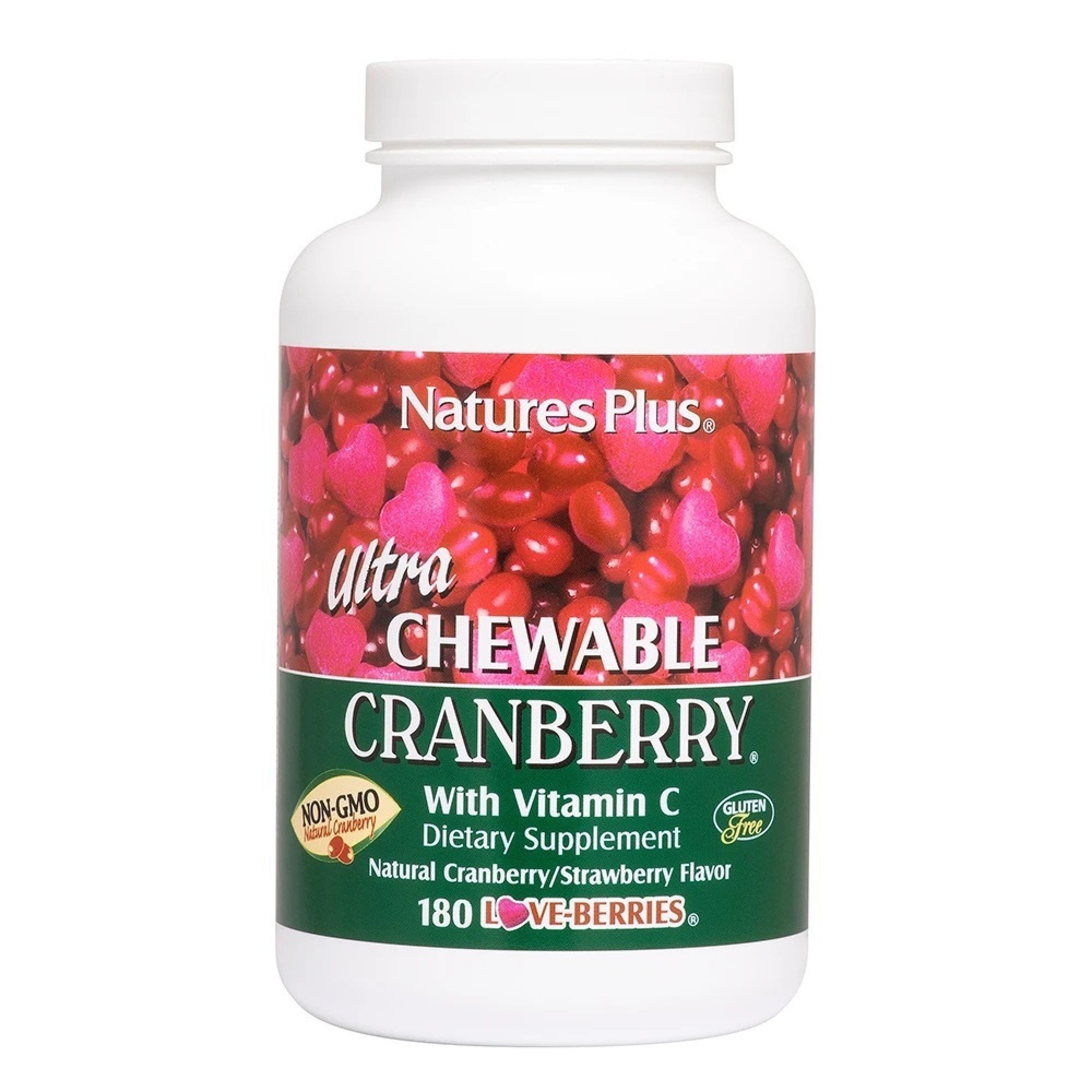 Nature's Plus Ultra Chewable Cranberry 180 Chewable