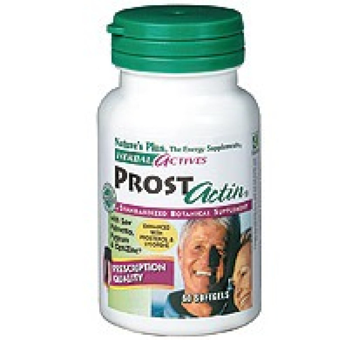 Nature&#39;s Plus ProstActin Herbal Actives Formula 60 Softgel