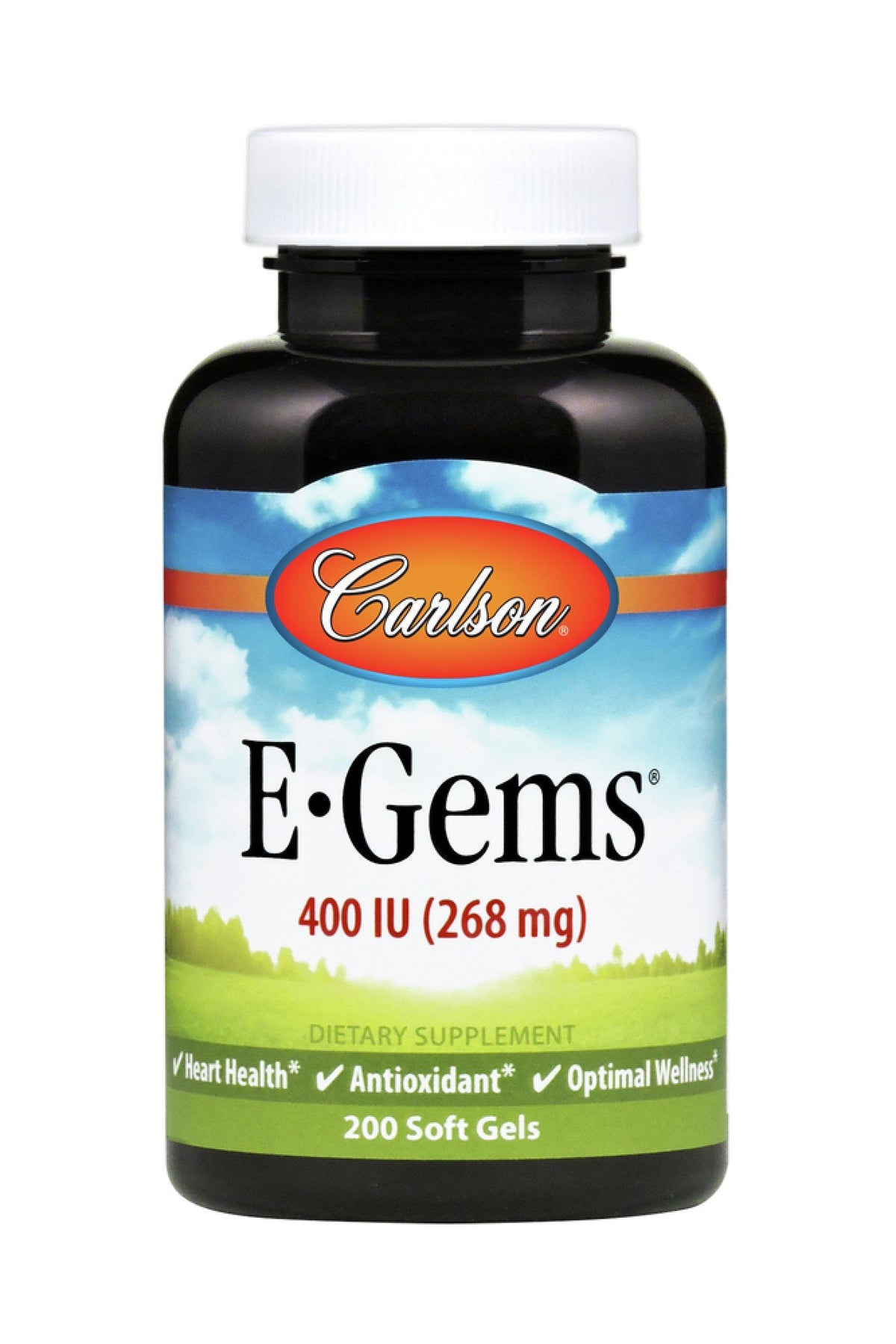 Carlson Laboratories E Gems 400 IU 200 Softgel