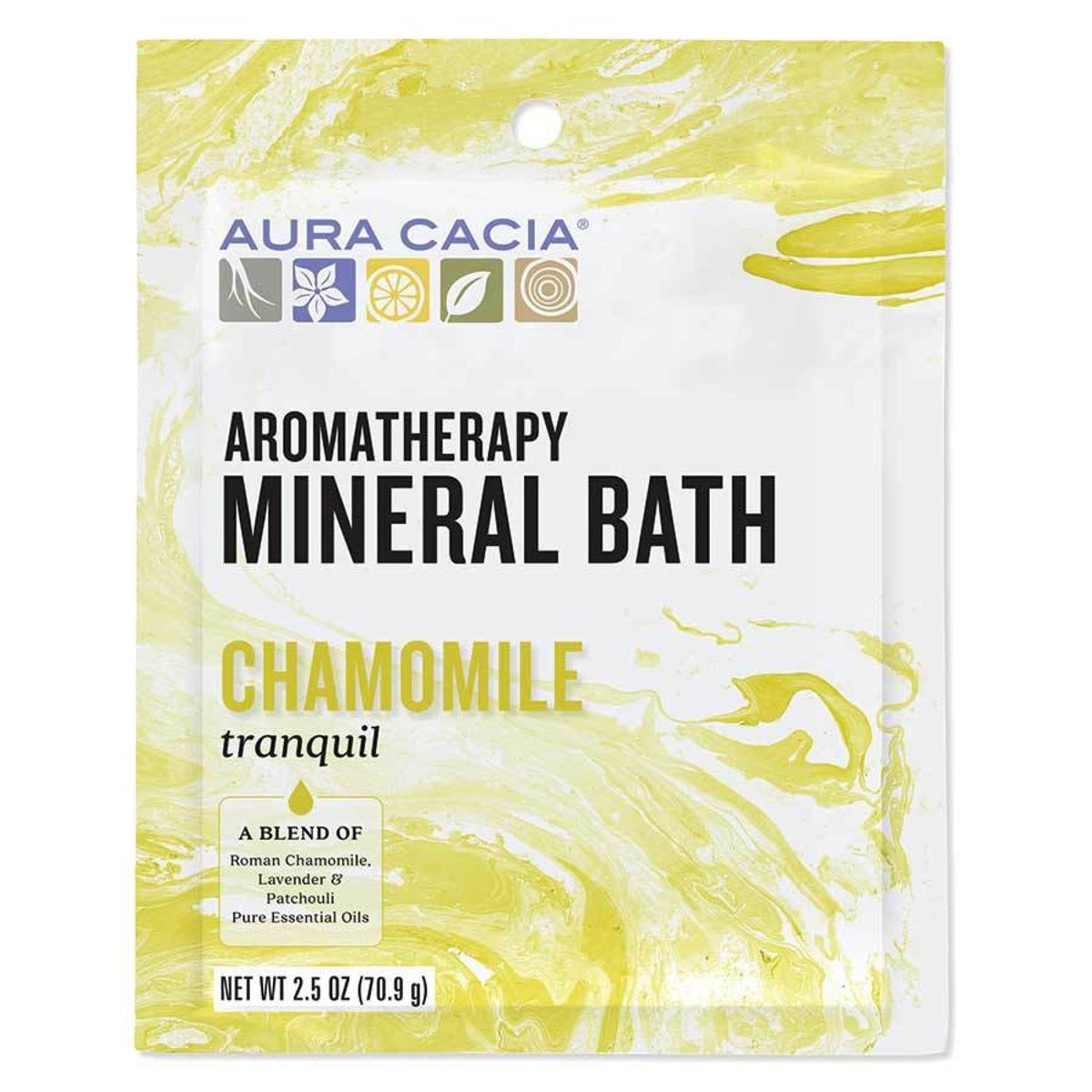 Aura Cacia Mineral Bath-Tranquil Chamomile 2.5 oz Bath Salt