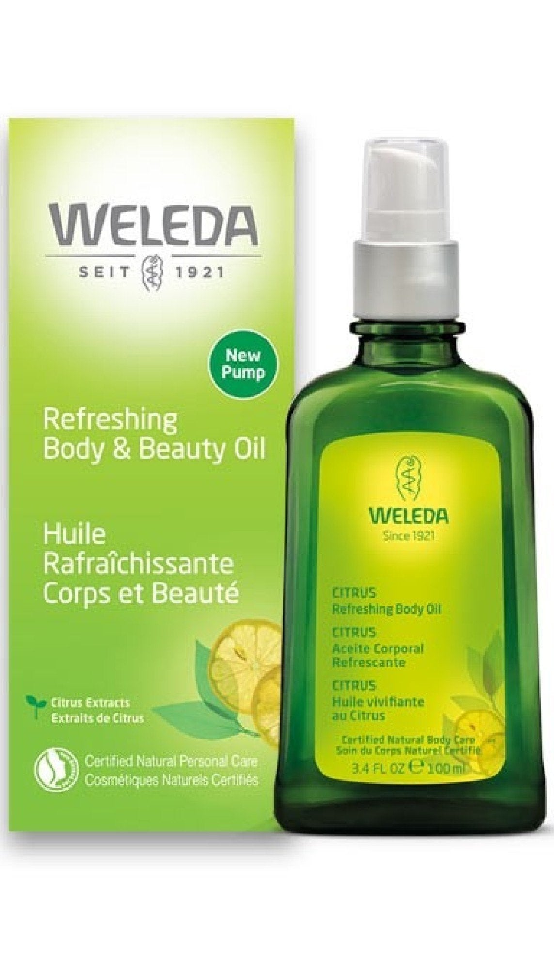 Weleda Refreshing Body &amp; Beauty Oil - Citrus 3.4 oz Liquid