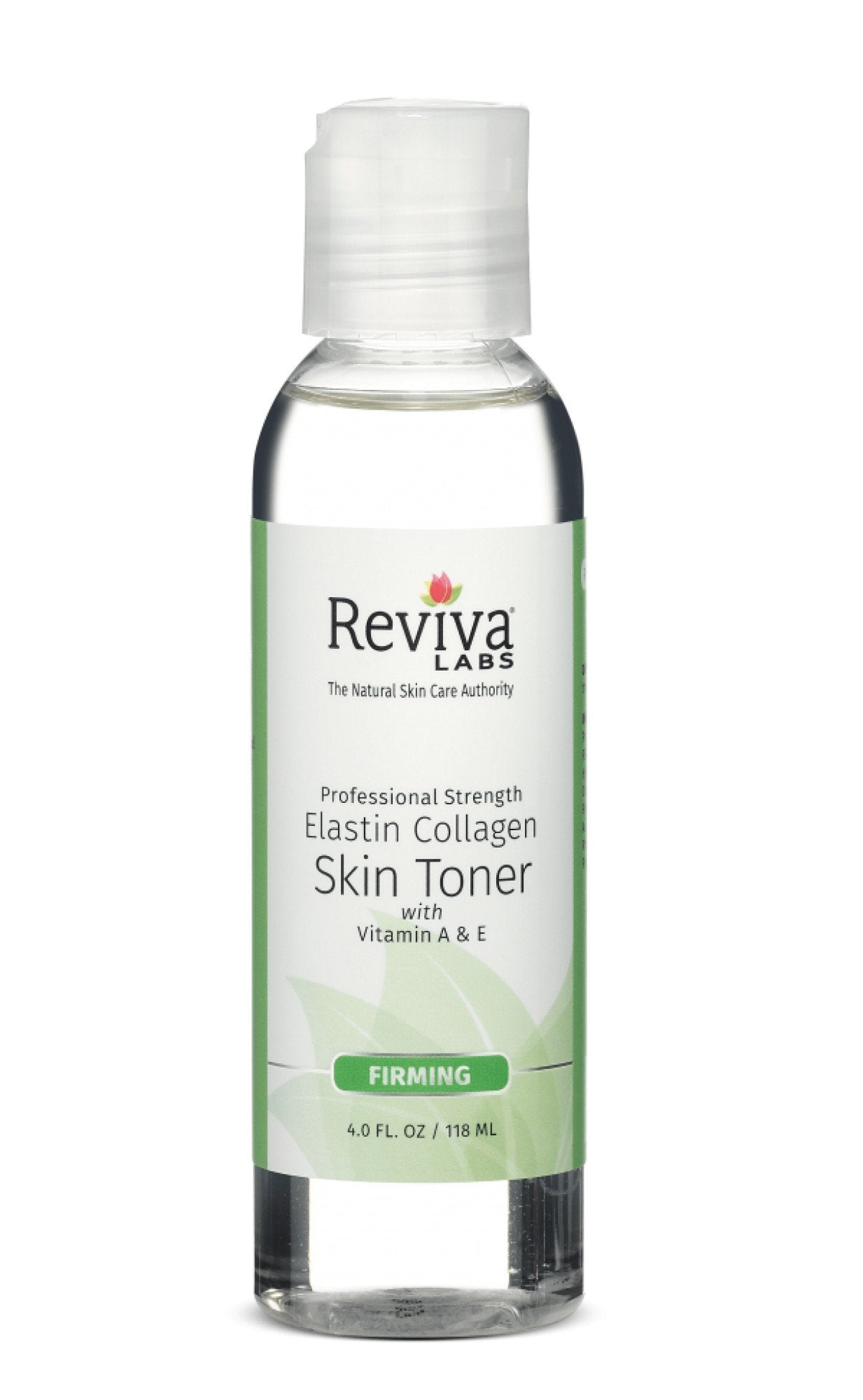 Reviva Elastin Collagen Skin Toner with Vitamin A & E 4 oz Liquid