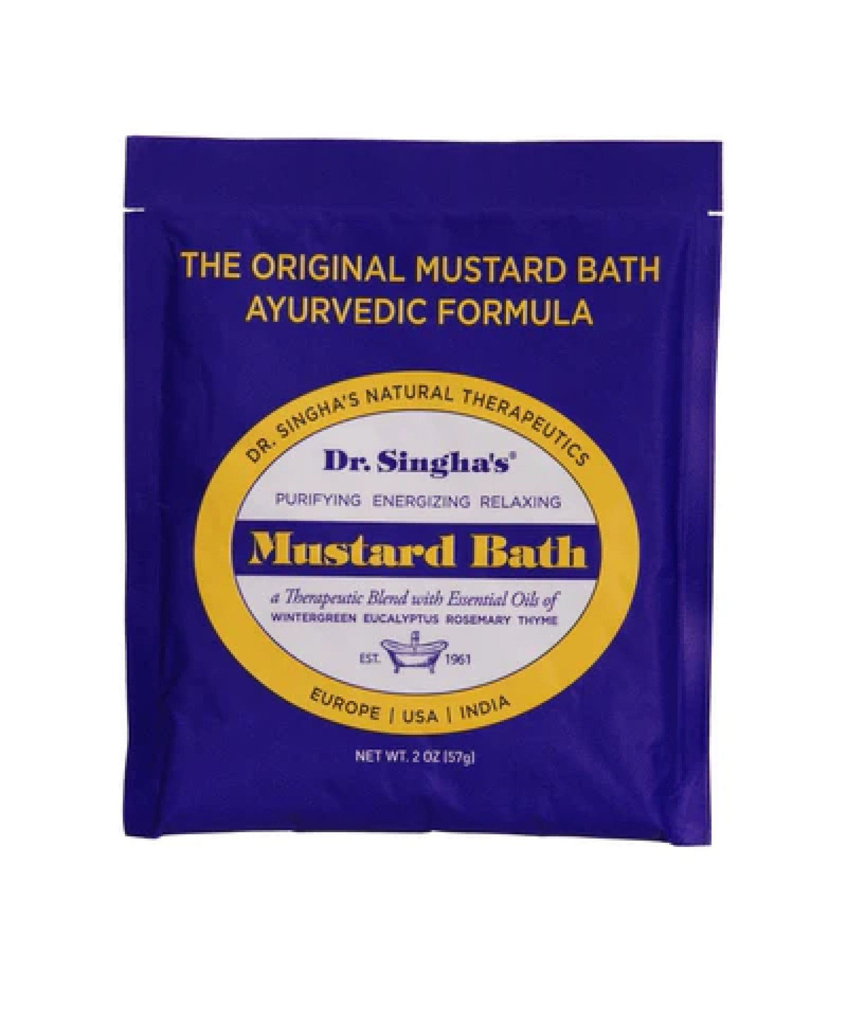 Dr. Singha&#39;s Singhas Mustard Bath 2 oz Powder