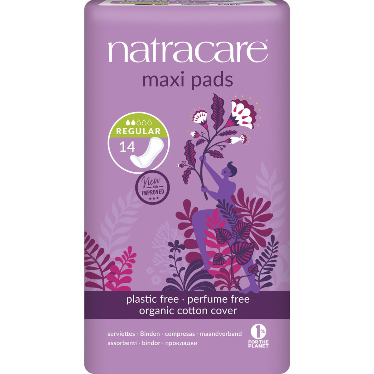 Natracare Natural Maxi Regular Pads 14 Pad