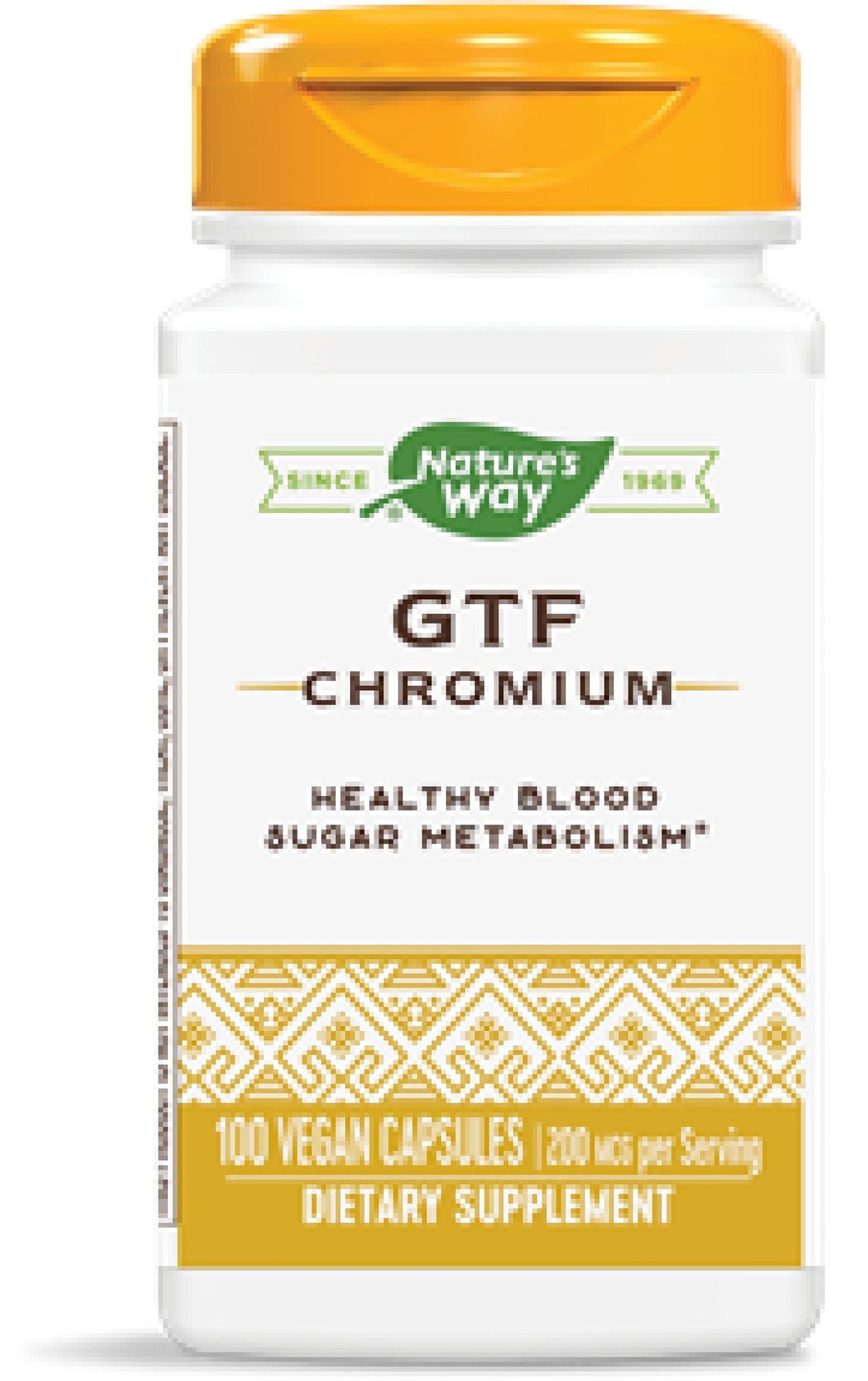 Nature&#39;s Way GTF Chromium 200mcg 100 Capsule