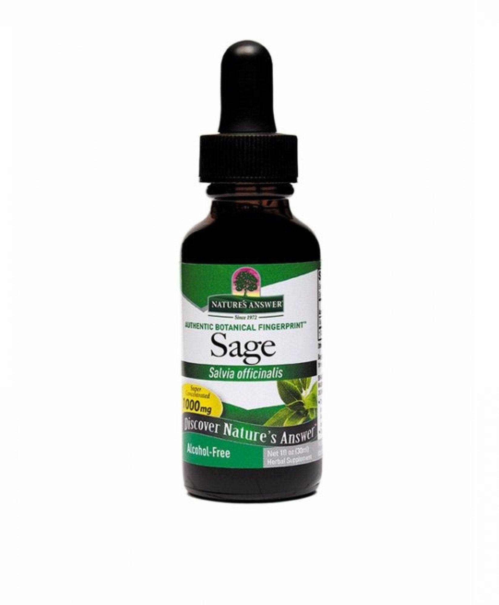 Nature's Answer Sage Extract No Alcohol 1 oz Liquid