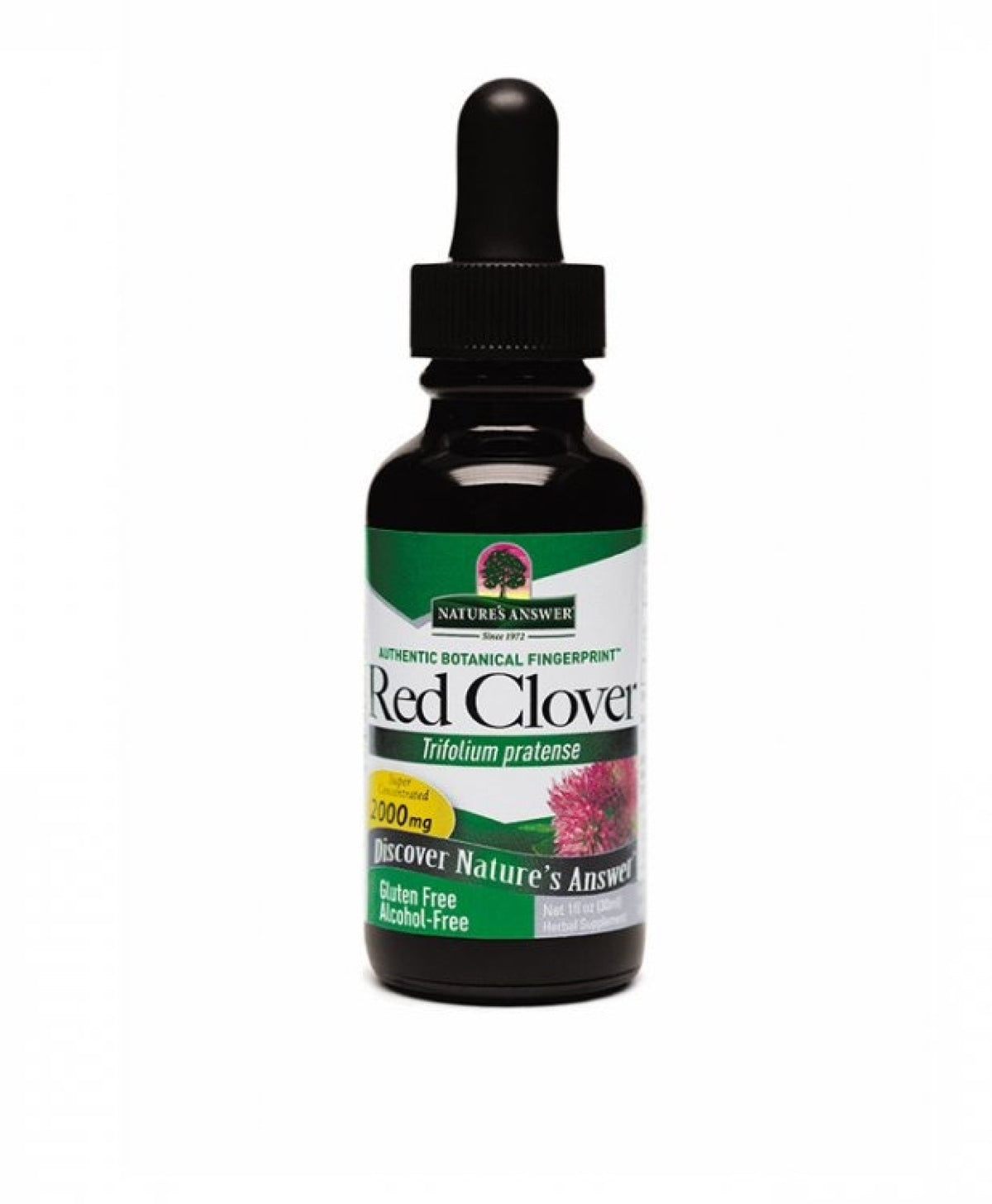 Nature&#39;s Answer Red Clover Extract No Alcohol 1 oz Liquid